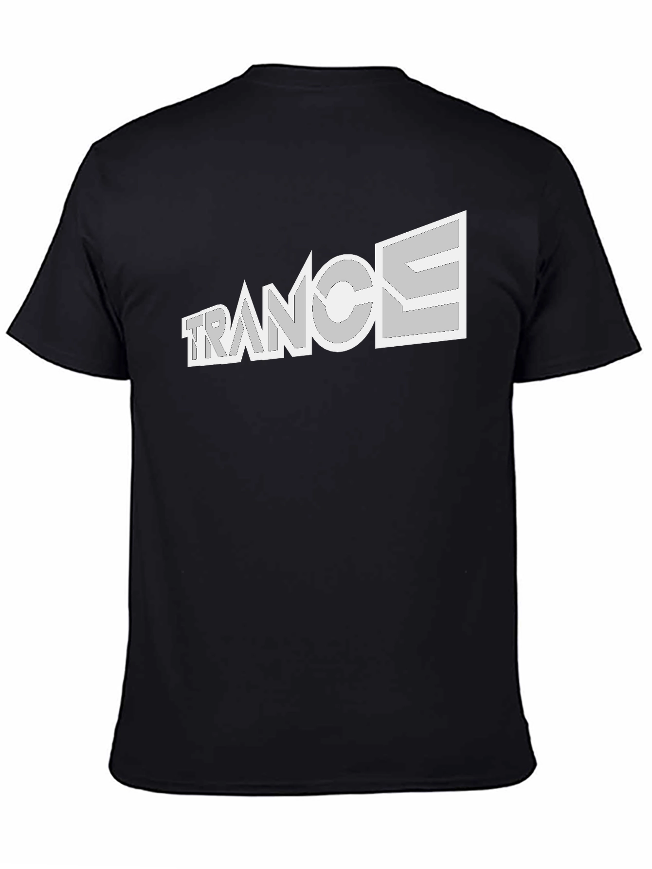Trance Music Black T-Shirt - EDM Rave Party Tee