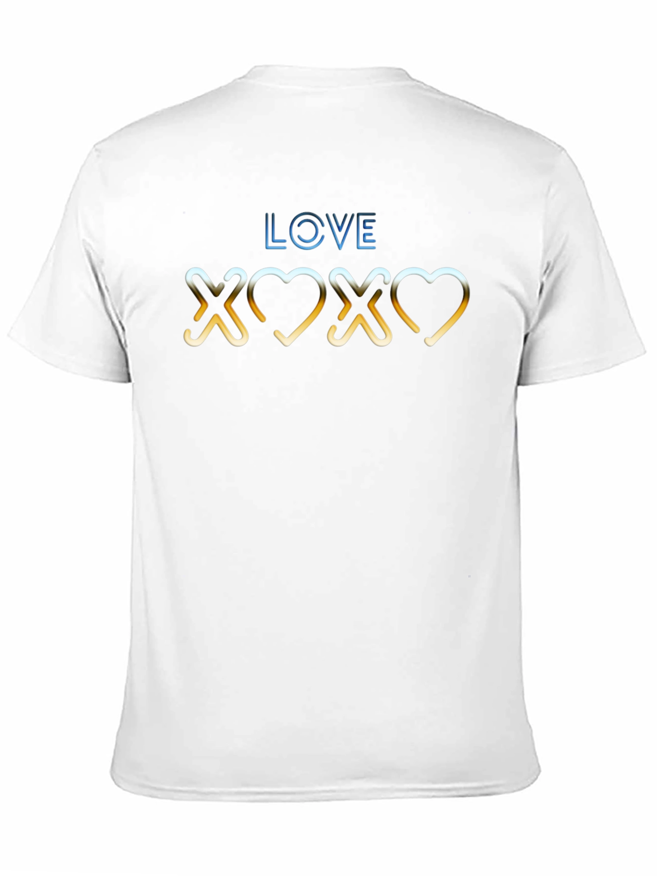 Love XOXO Graphic Black T-Shirt