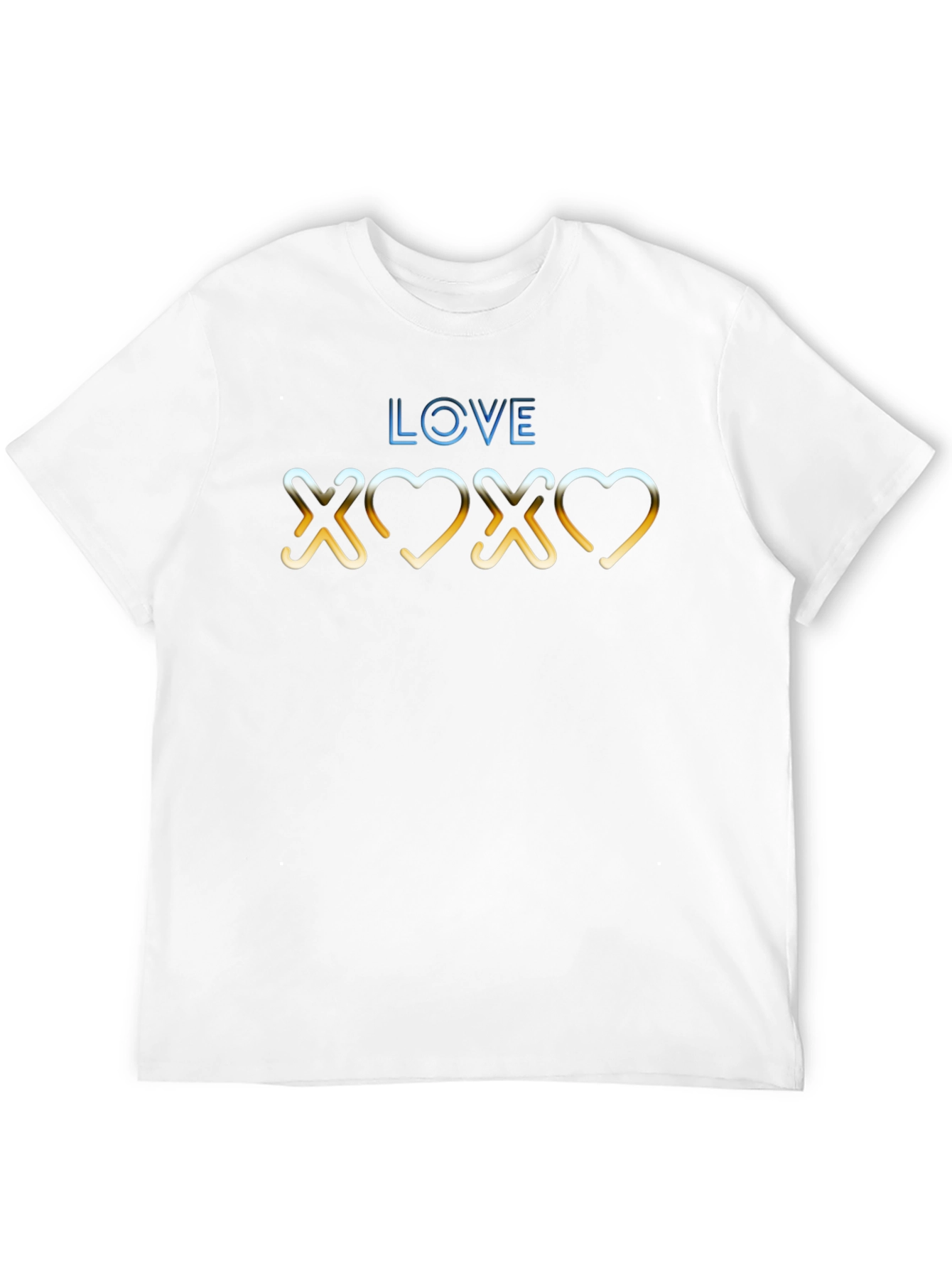 Love XOXO Graphic Black T-Shirt