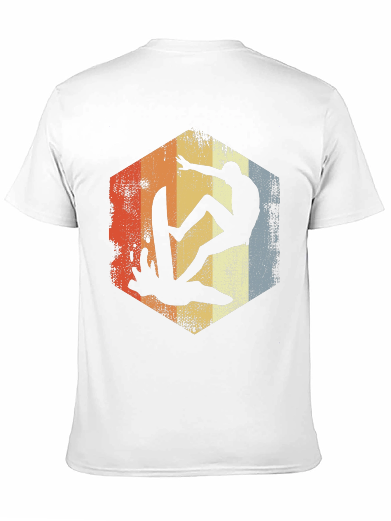 Retro Surfer Graphic Tee - Black Cotton