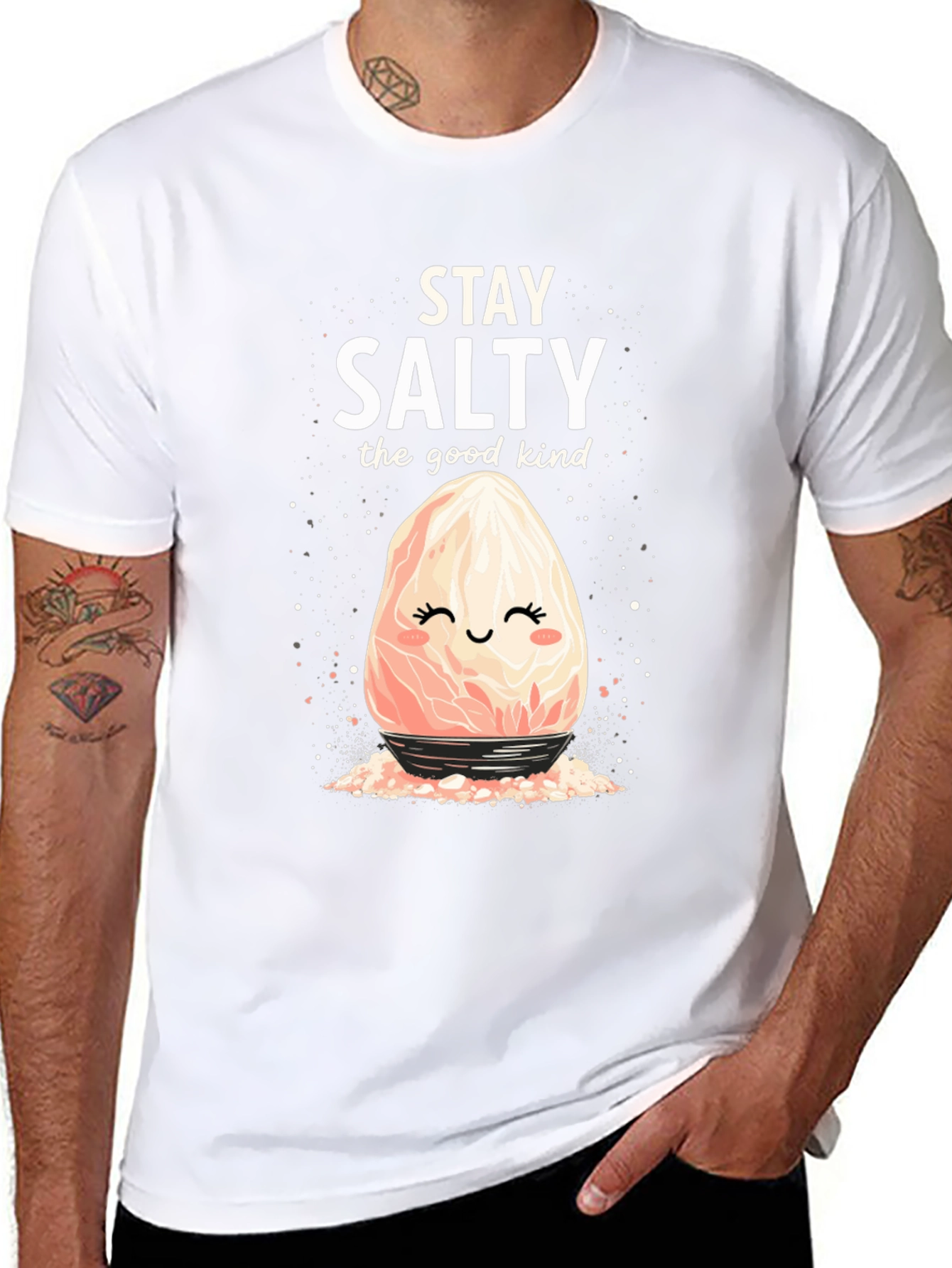 Stay Salty T-Shirt - Cute Salt Lamp Design