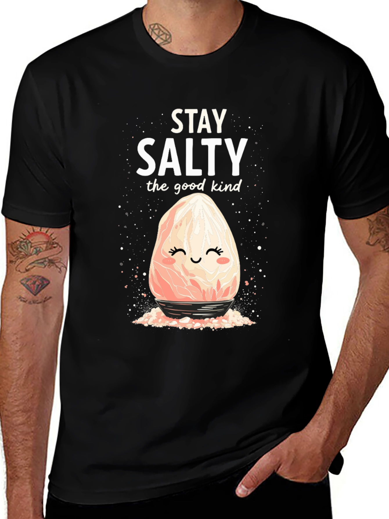 Stay Salty T-Shirt - Cute Salt Lamp Design