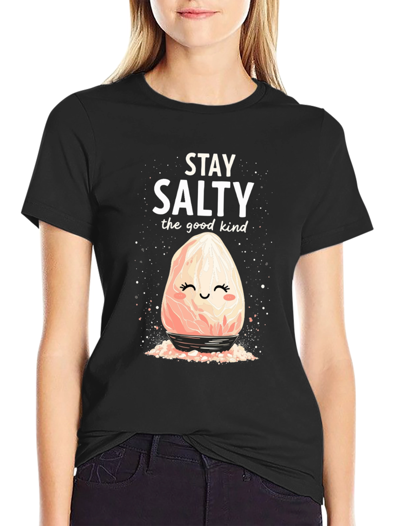 Stay Salty T-Shirt - Cute Salt Lamp Design