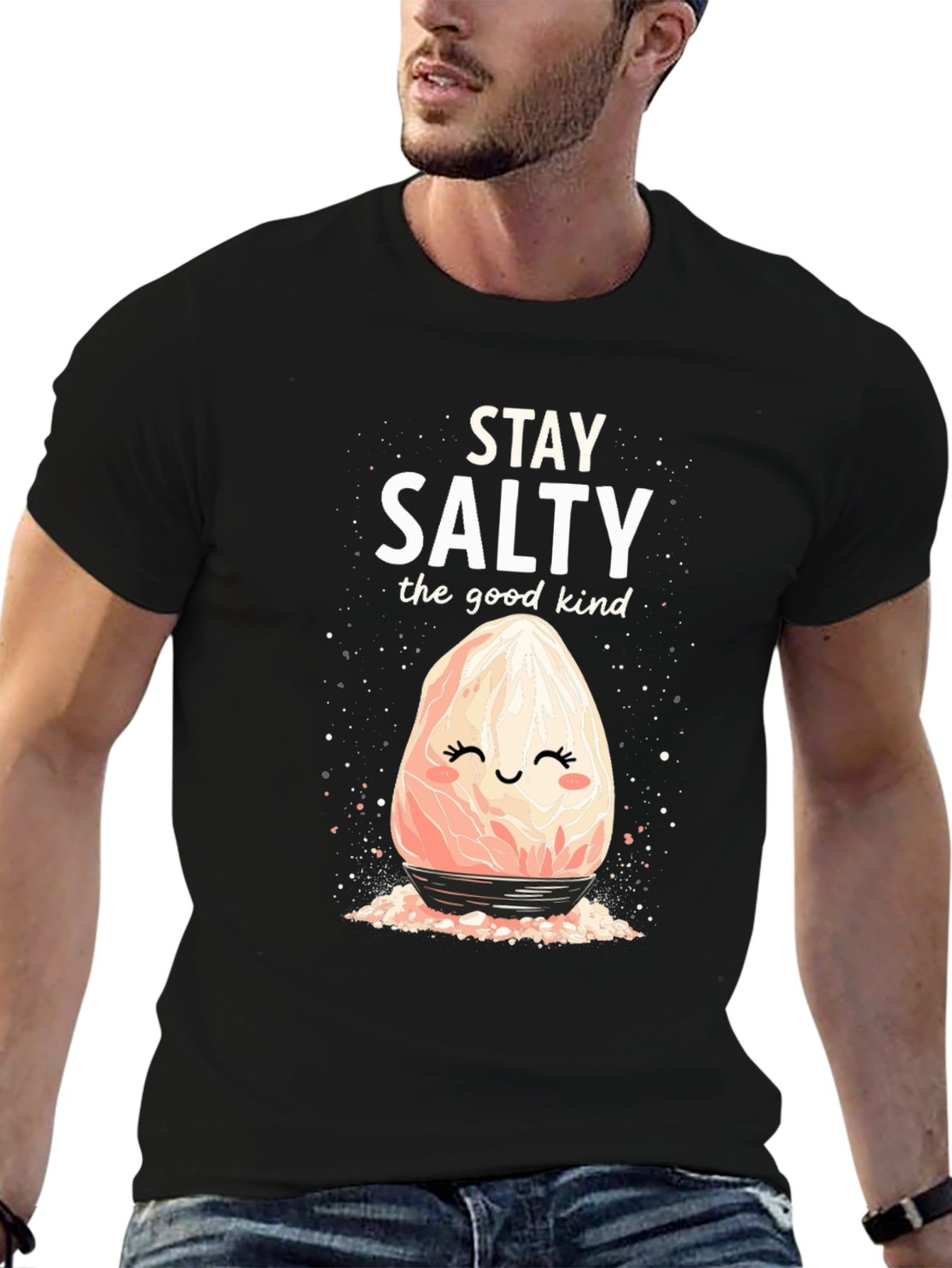 Stay Salty T-Shirt - Cute Salt Lamp Design
