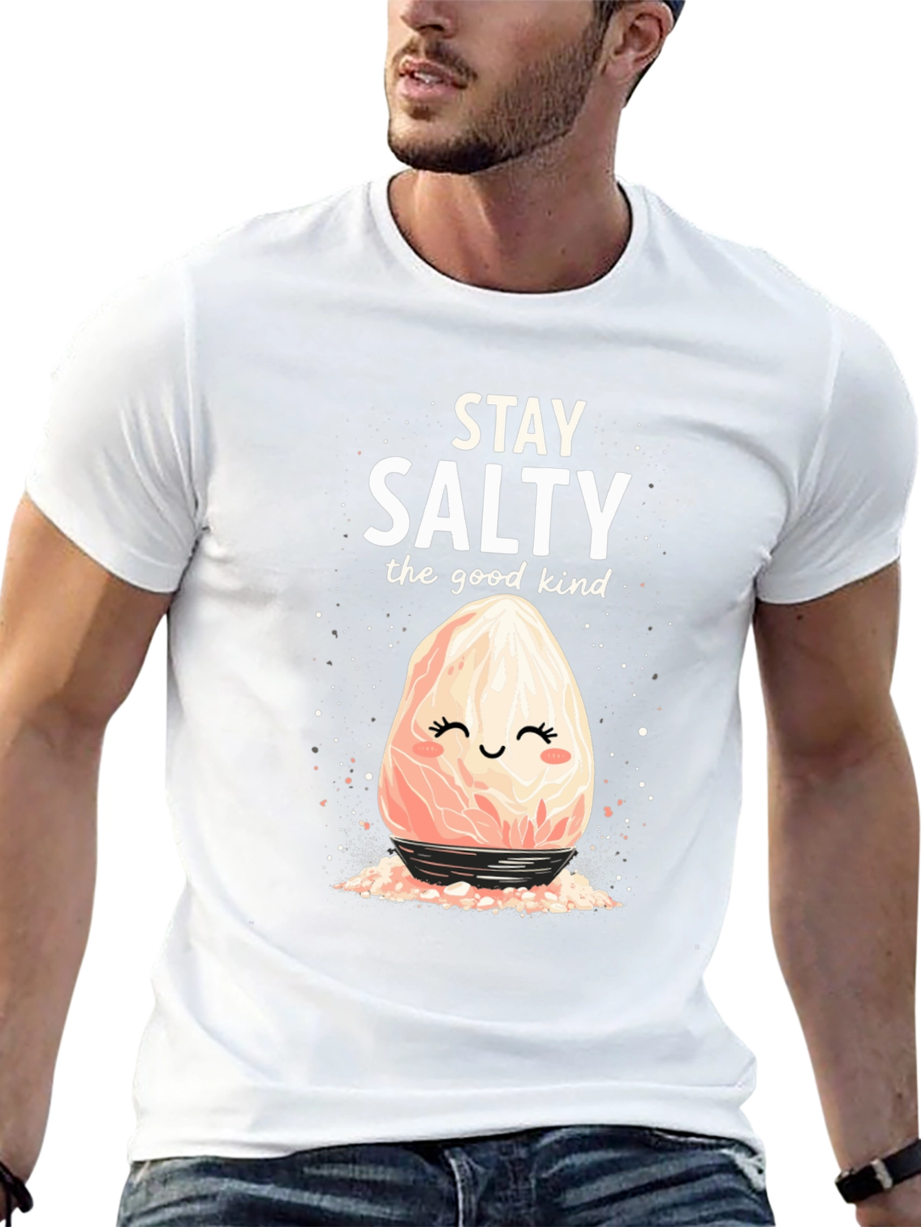 Stay Salty T-Shirt - Cute Salt Lamp Design