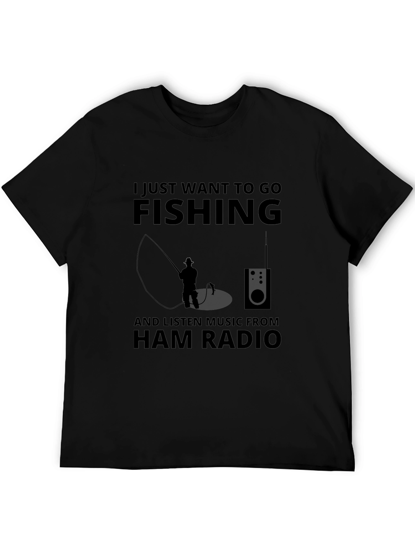 Fishing & Ham Radio T-Shirt: Perfect Anglers Tee