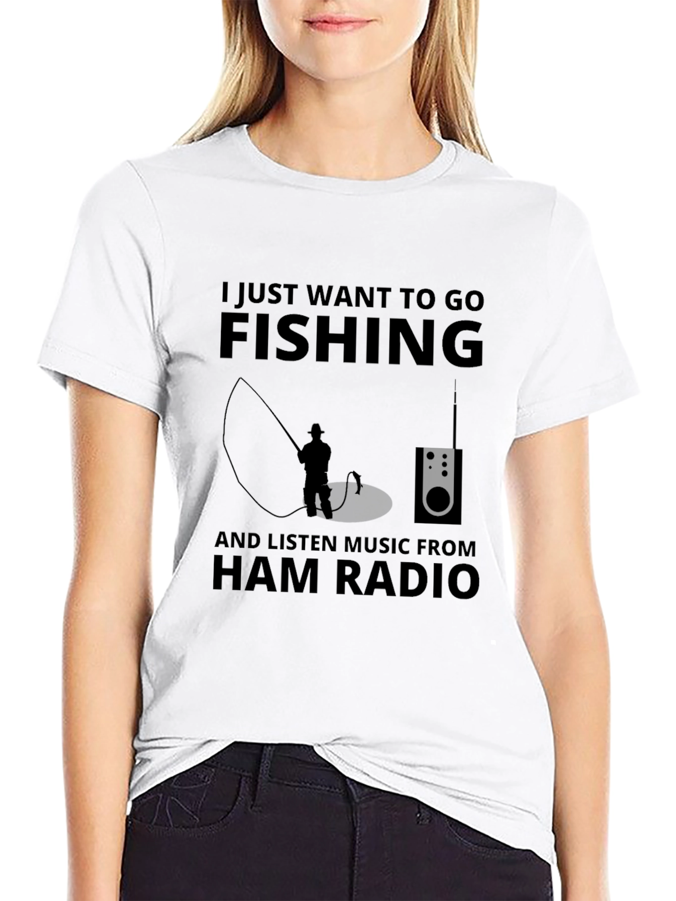 Fishing & Ham Radio T-Shirt: Perfect Anglers Tee