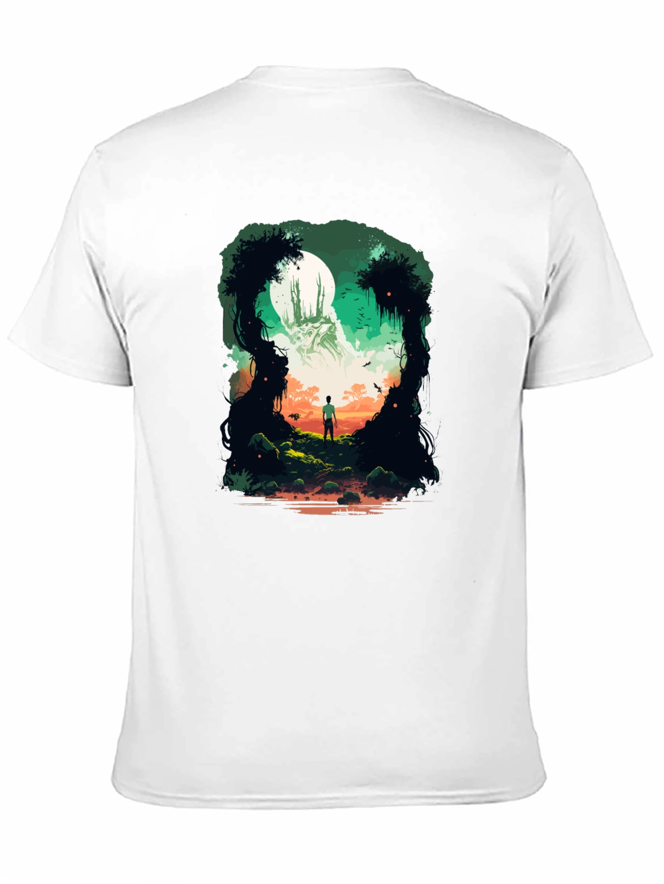 Enchanted Forest Graphic Tee - Mystical Adventure Shirt