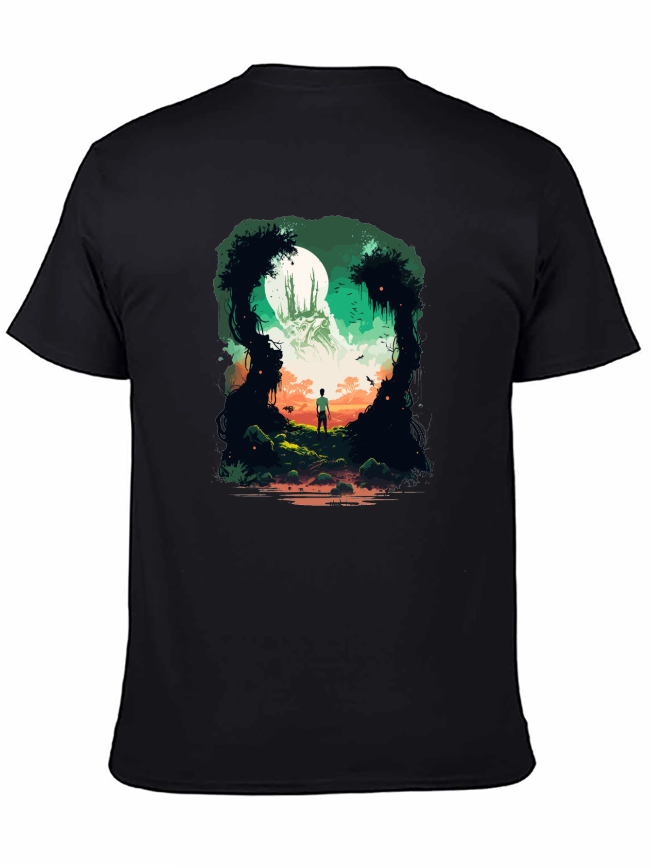 Enchanted Forest Graphic Tee - Mystical Adventure Shirt