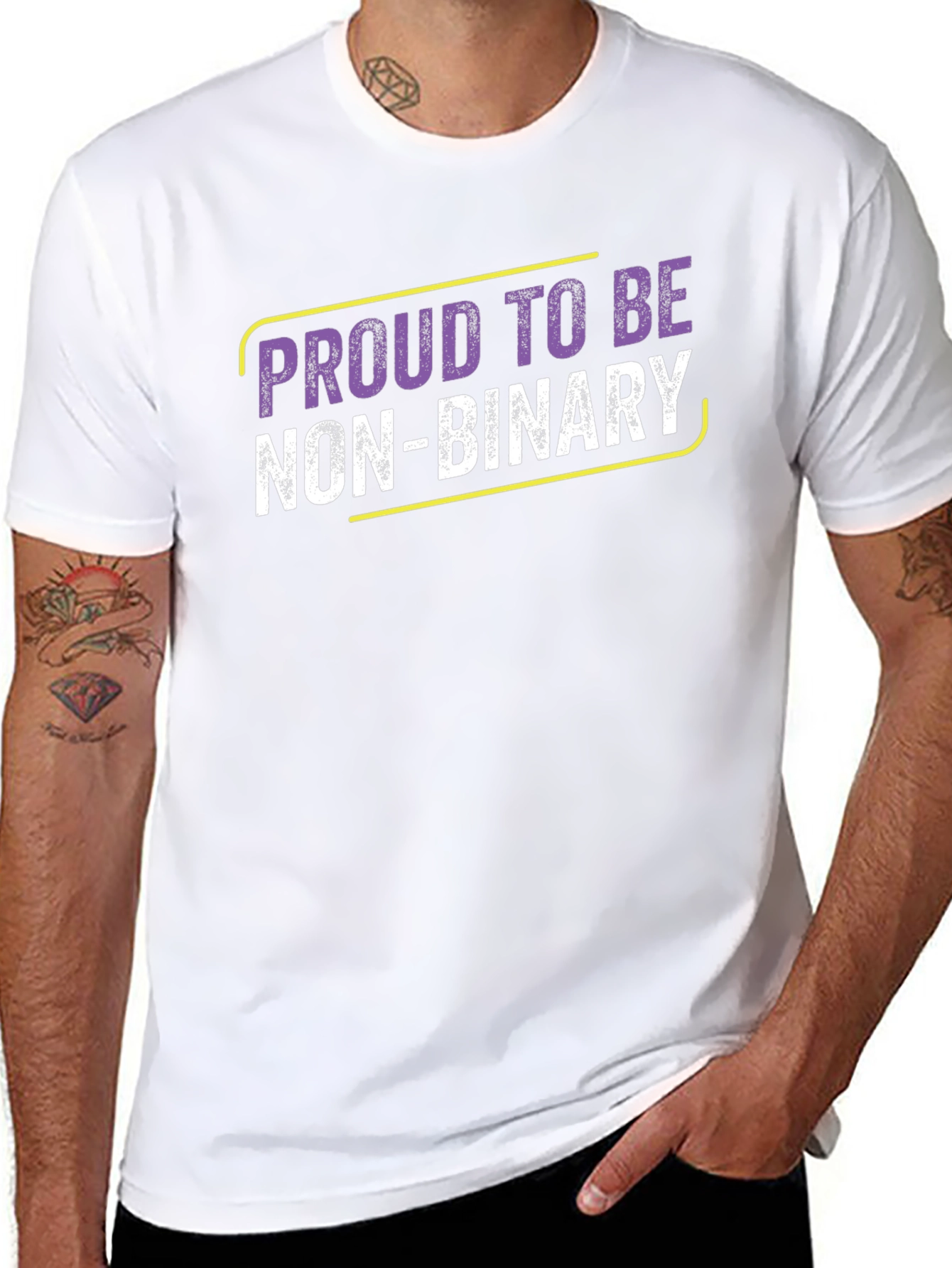 Proud to be Non-Binary Graphic T-Shirt