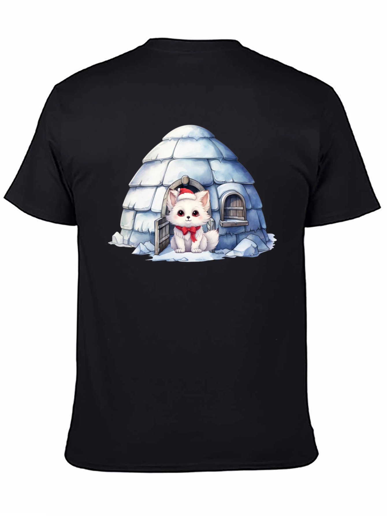 Igloo Fox T-Shirt: Cute Winter Holiday Tee