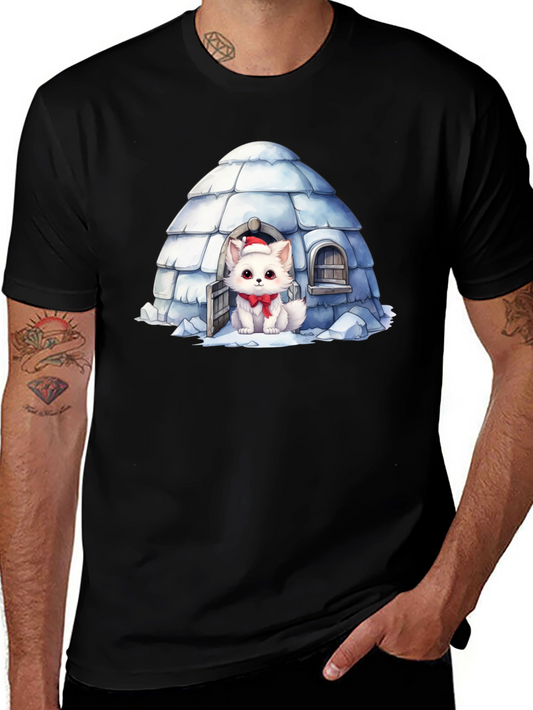 Igloo Fox T-Shirt: Cute Winter Holiday Tee