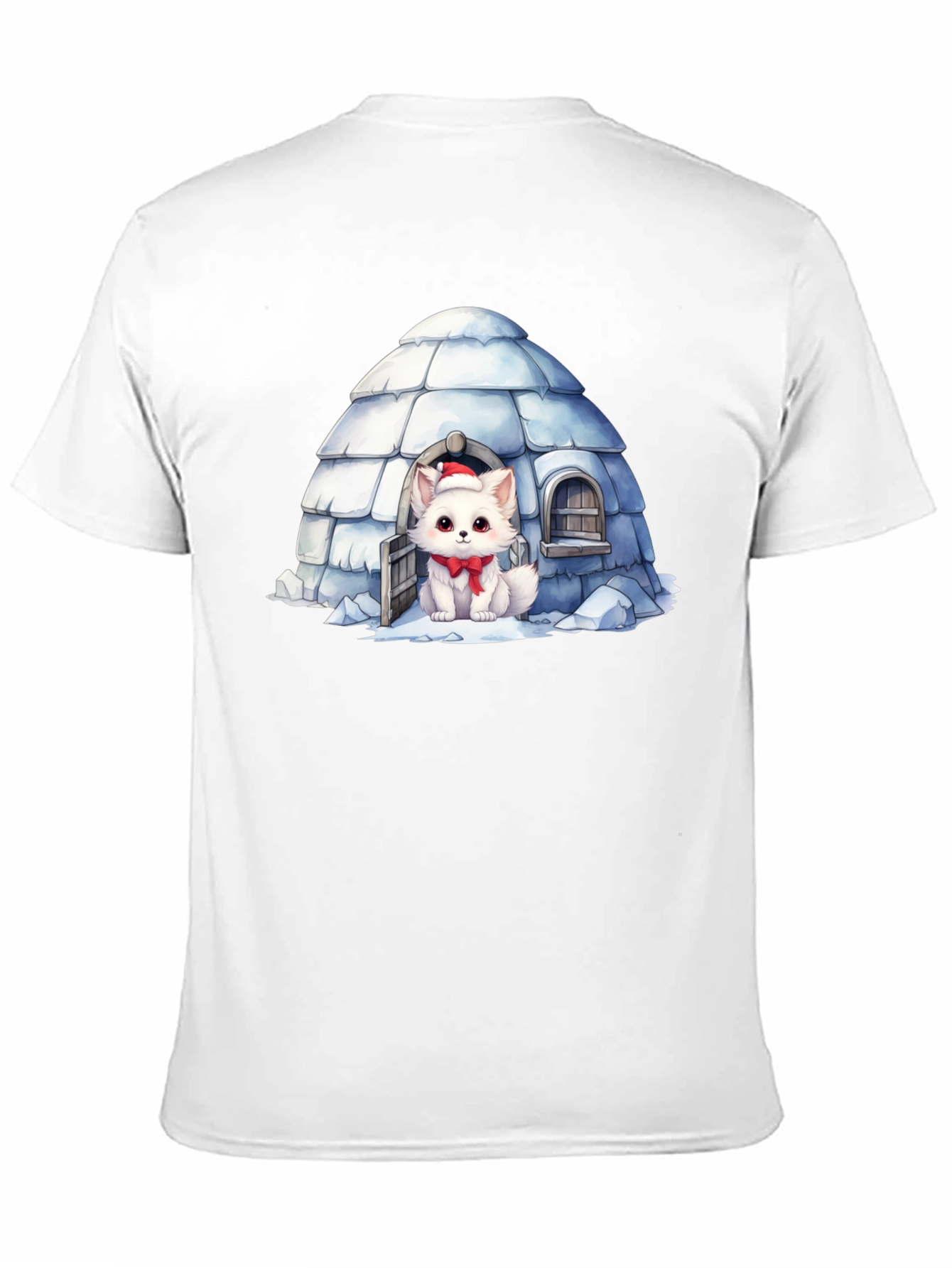 Igloo Fox T-Shirt: Cute Winter Holiday Tee