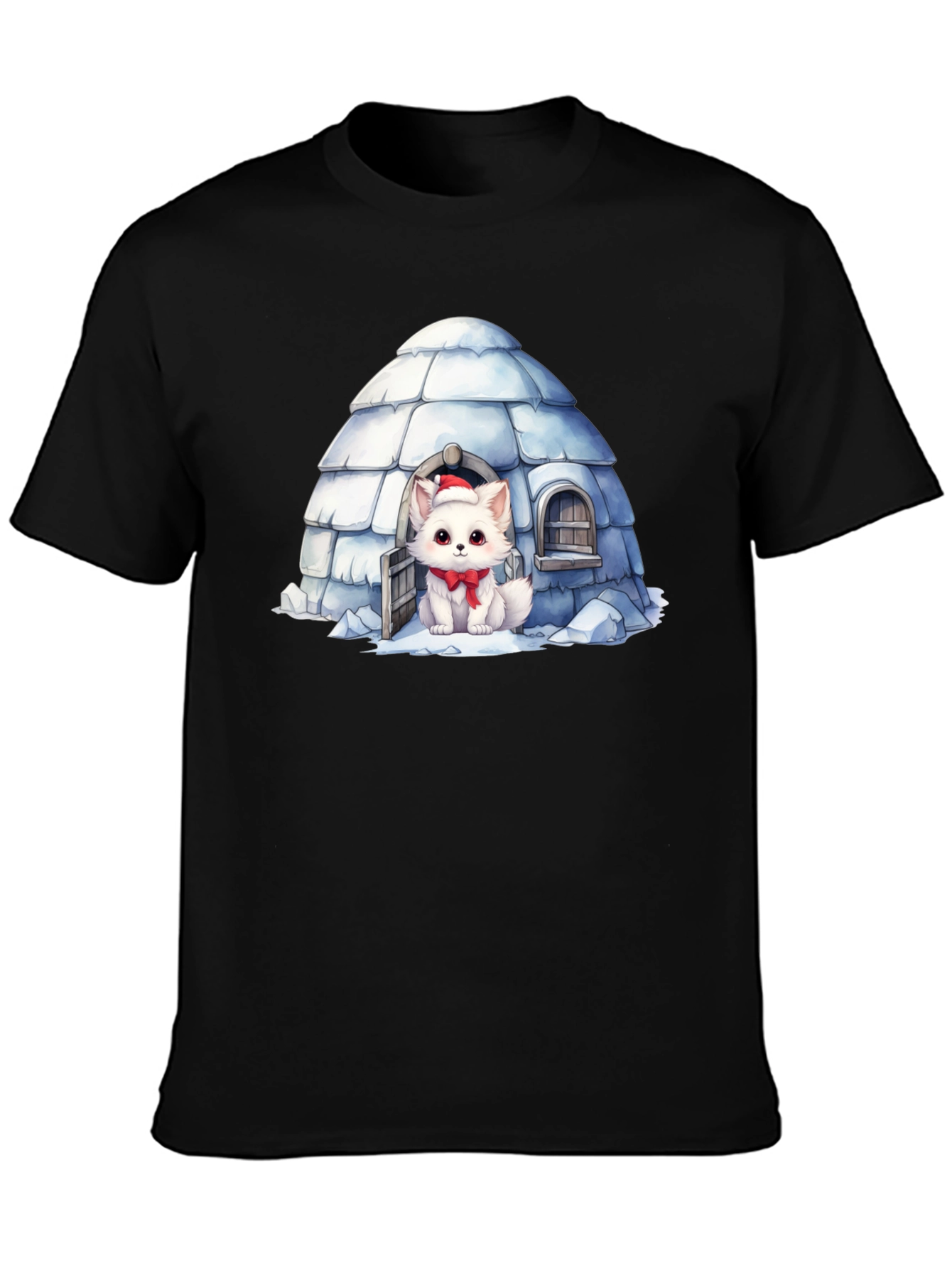 Igloo Fox T-Shirt: Cute Winter Holiday Tee