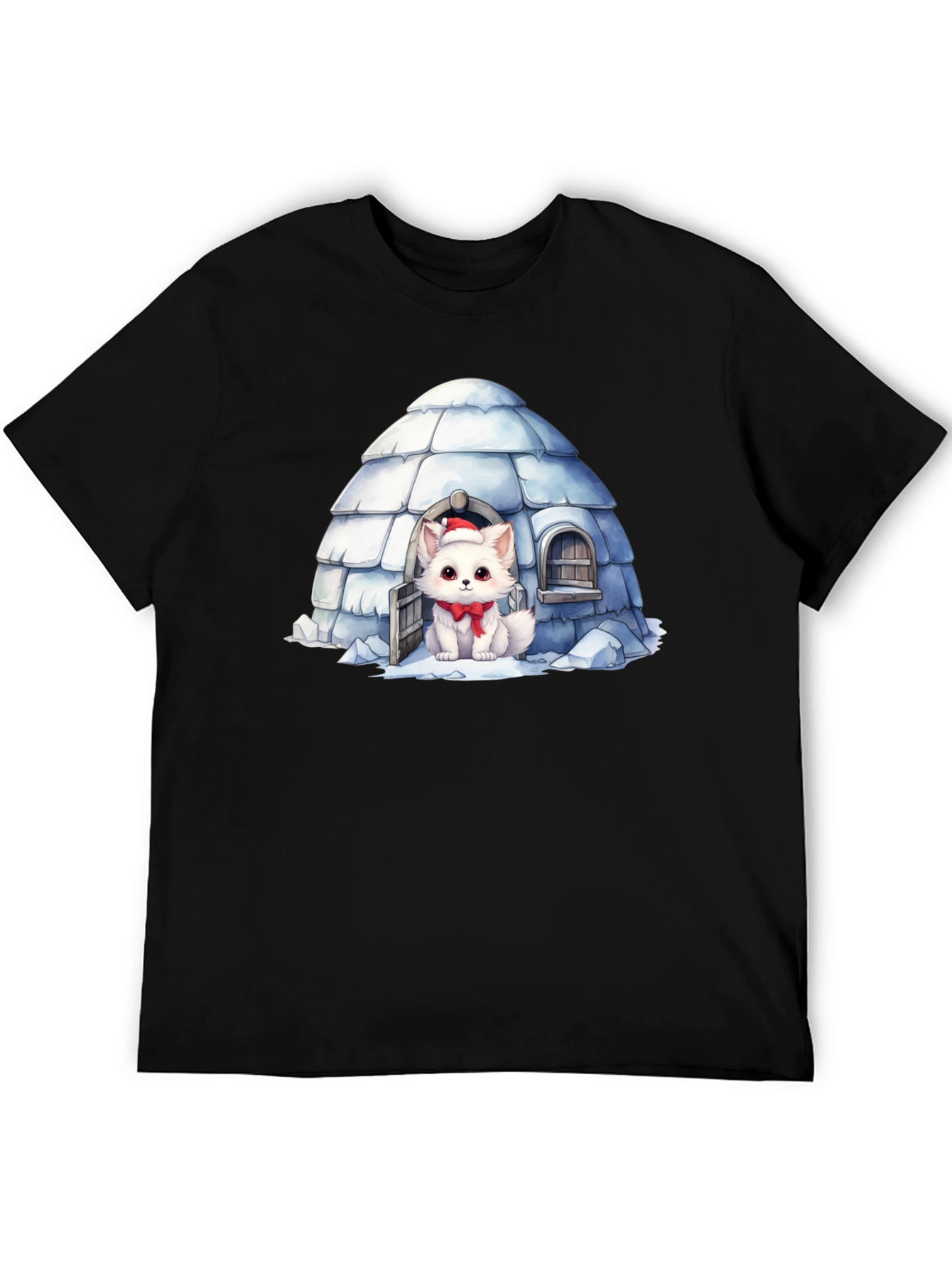 Igloo Fox T-Shirt: Cute Winter Holiday Tee