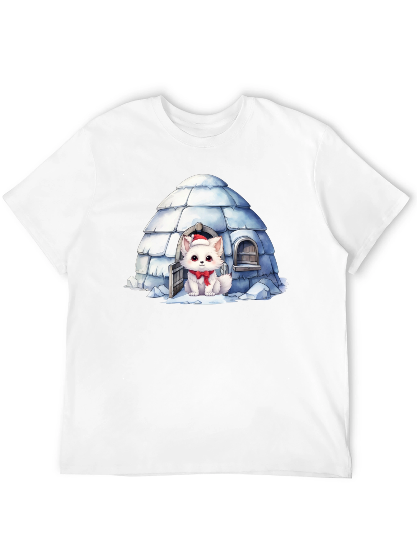Igloo Fox T-Shirt: Cute Winter Holiday Tee