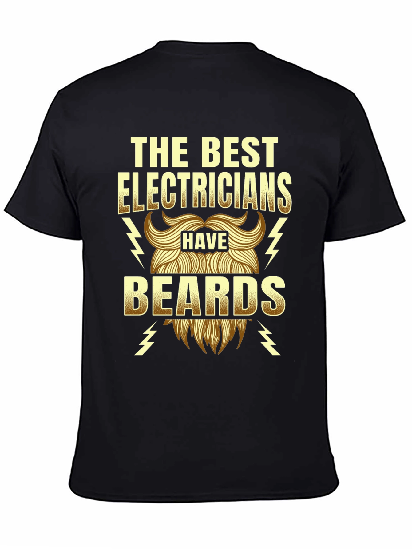 Electrician Beard T-Shirt - Funny Gift Tee