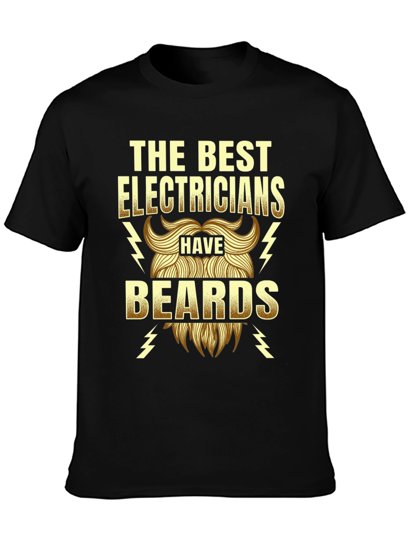 Electrician Beard T-Shirt - Funny Gift Tee