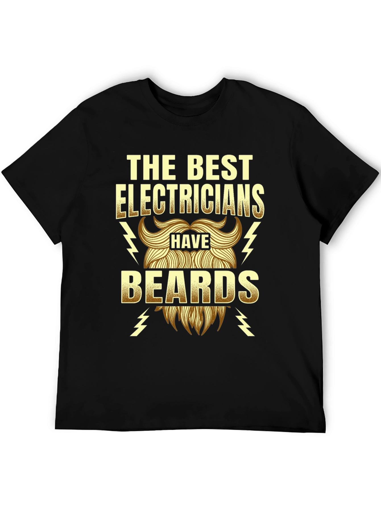 Electrician Beard T-Shirt - Funny Gift Tee