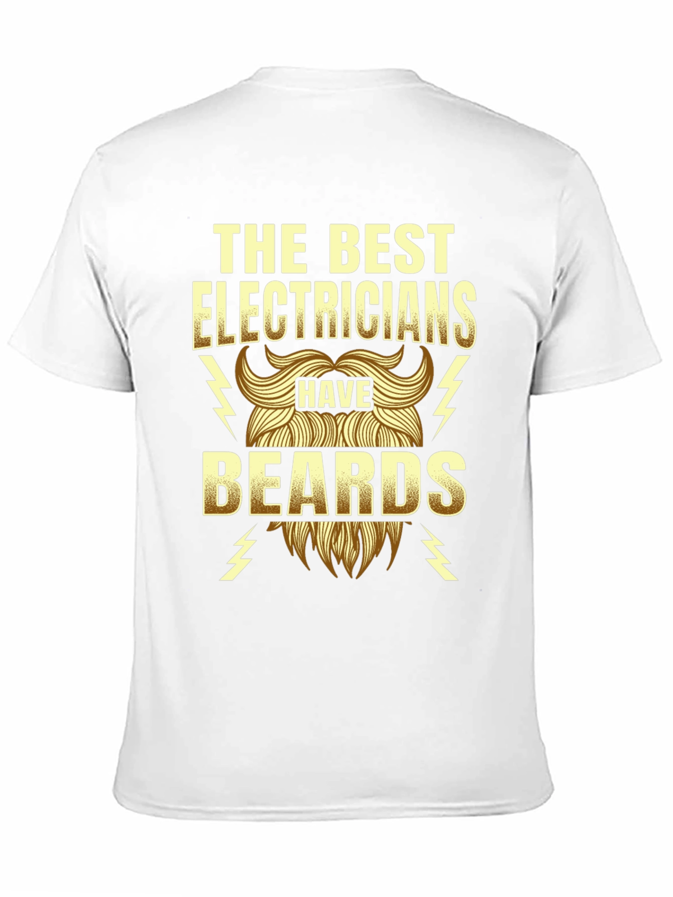 Electrician Beard T-Shirt - Funny Gift Tee