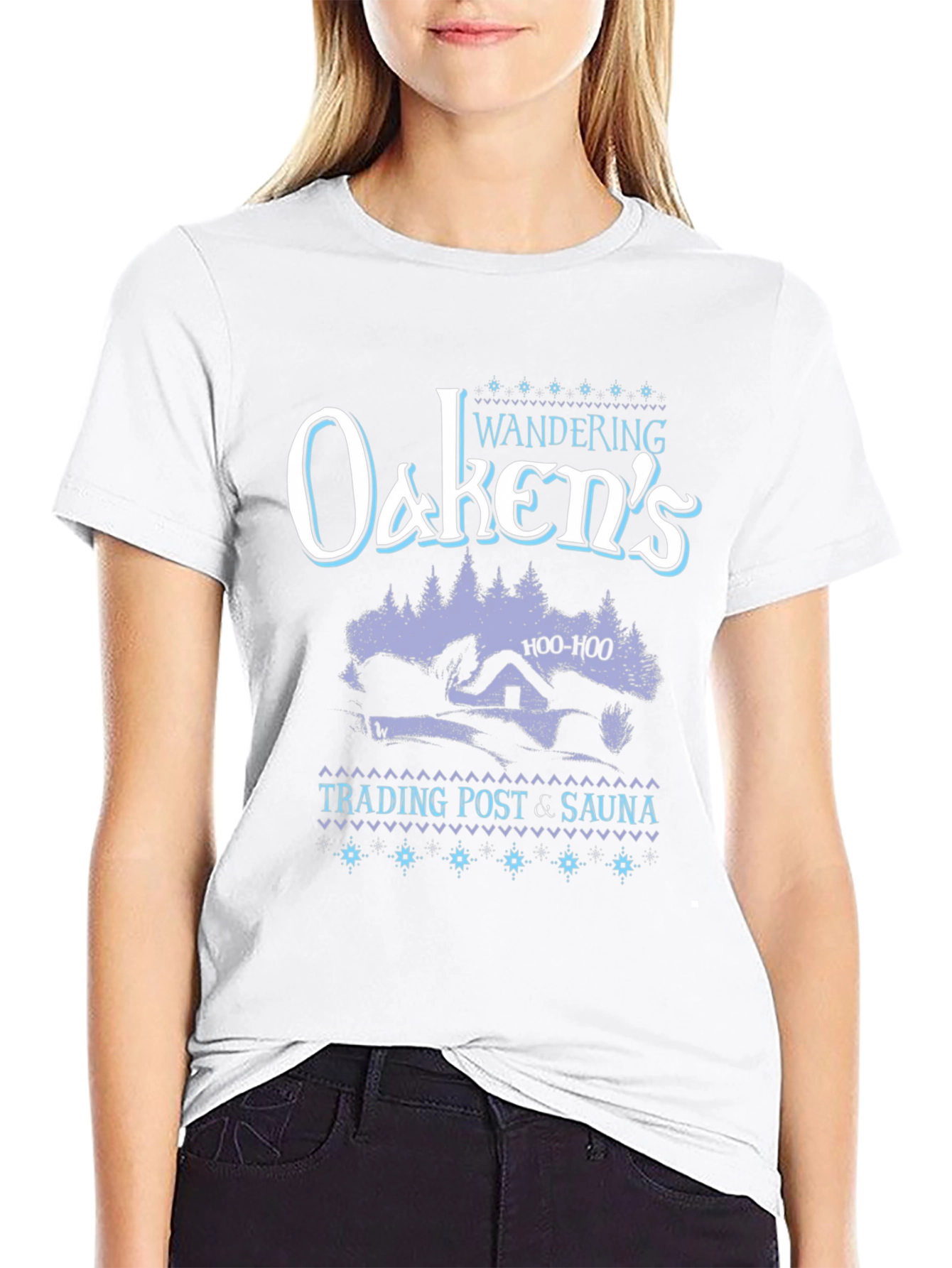 Wandering Oakens Trading Post & Sauna Black T-Shirt