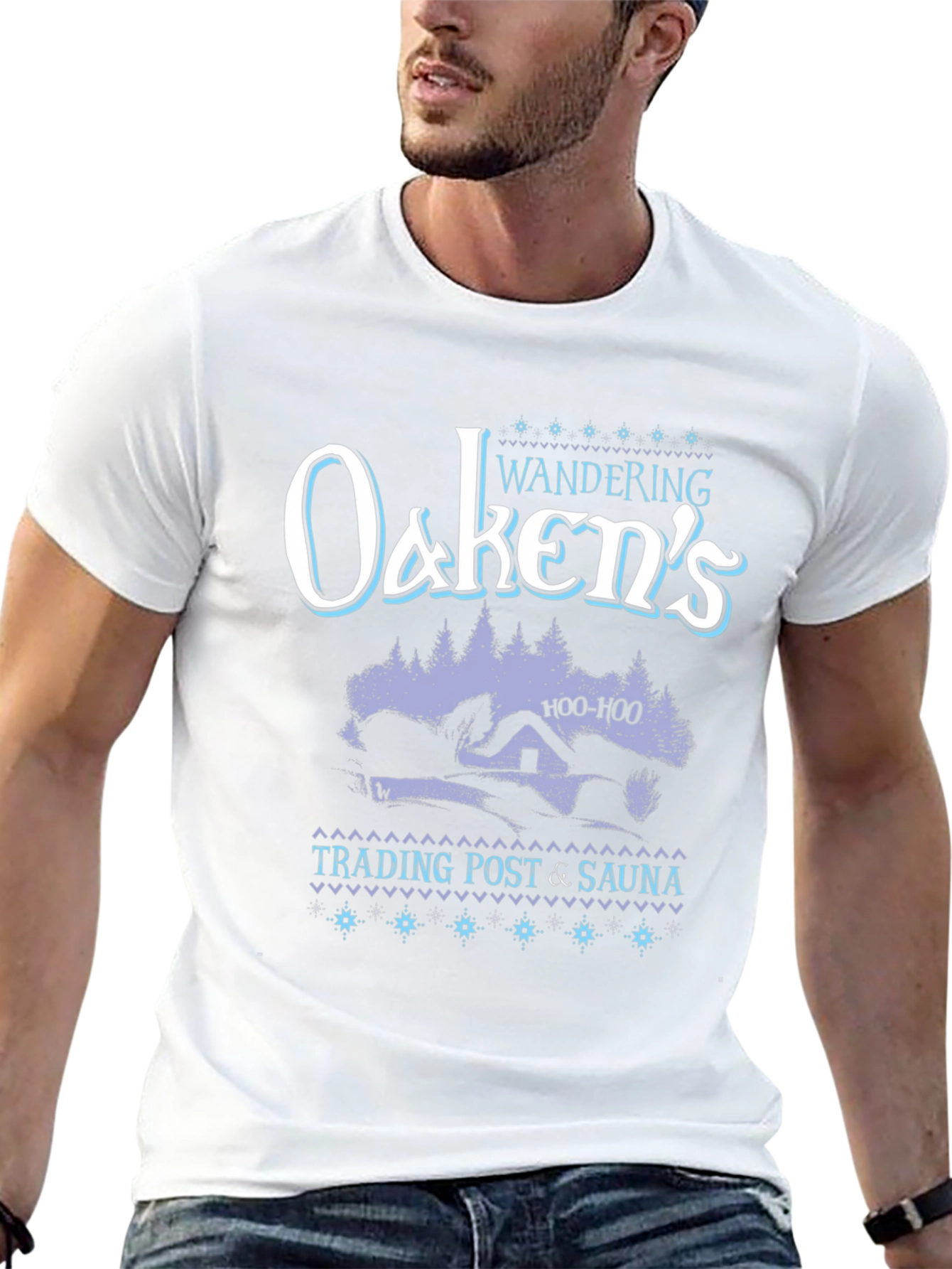 Wandering Oakens Trading Post & Sauna Black T-Shirt