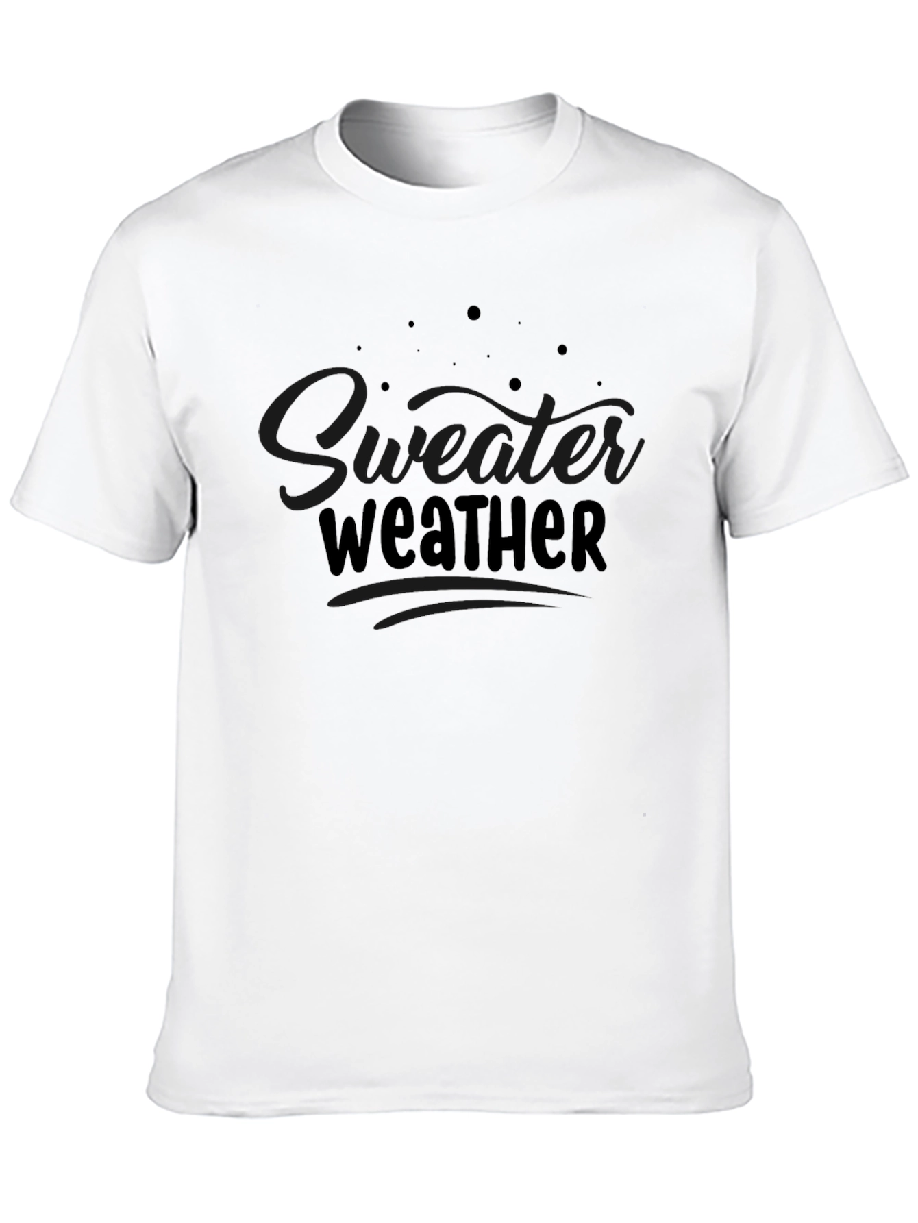 Sweater Weather Black T-Shirt