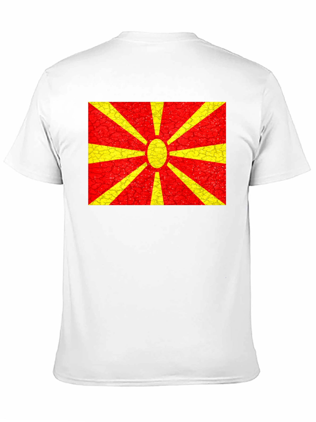 Macedonia Flag T-Shirt - Black Unique Design