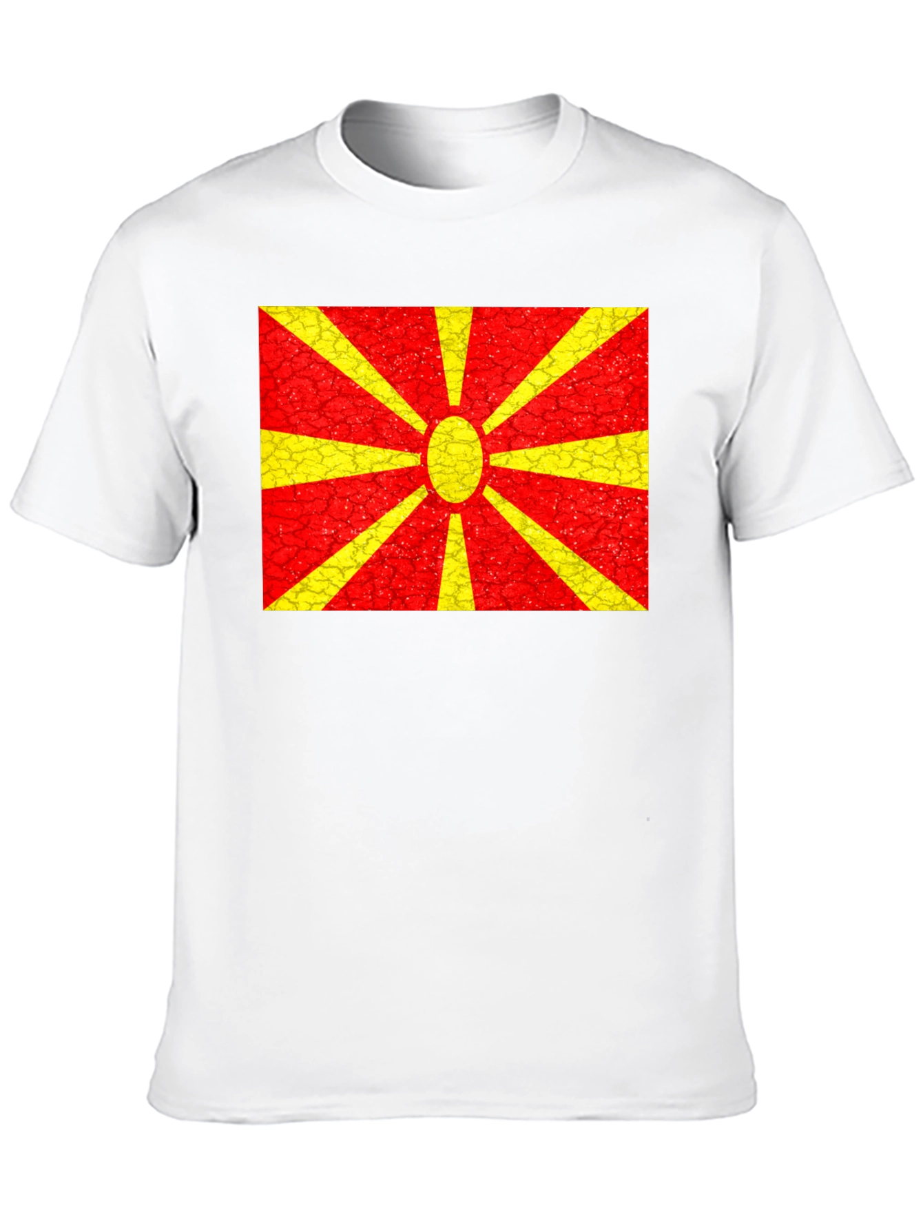 Macedonia Flag T-Shirt - Black Unique Design