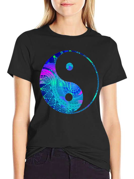 Yin Yang Graphic Tee - Mens Black T-Shirt