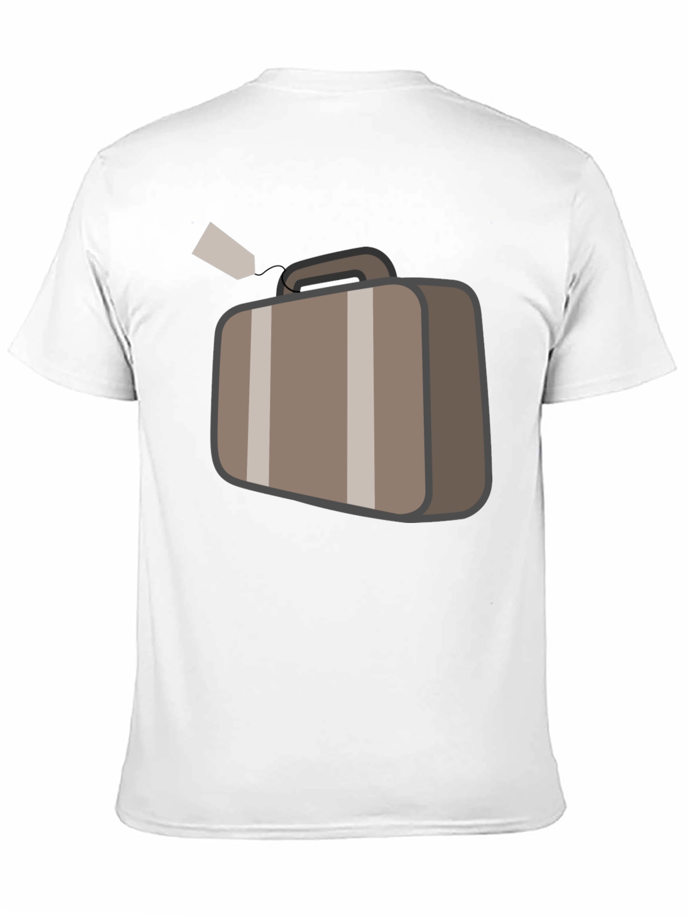 Suitcase Graphic Black T-Shirt Travel Ready