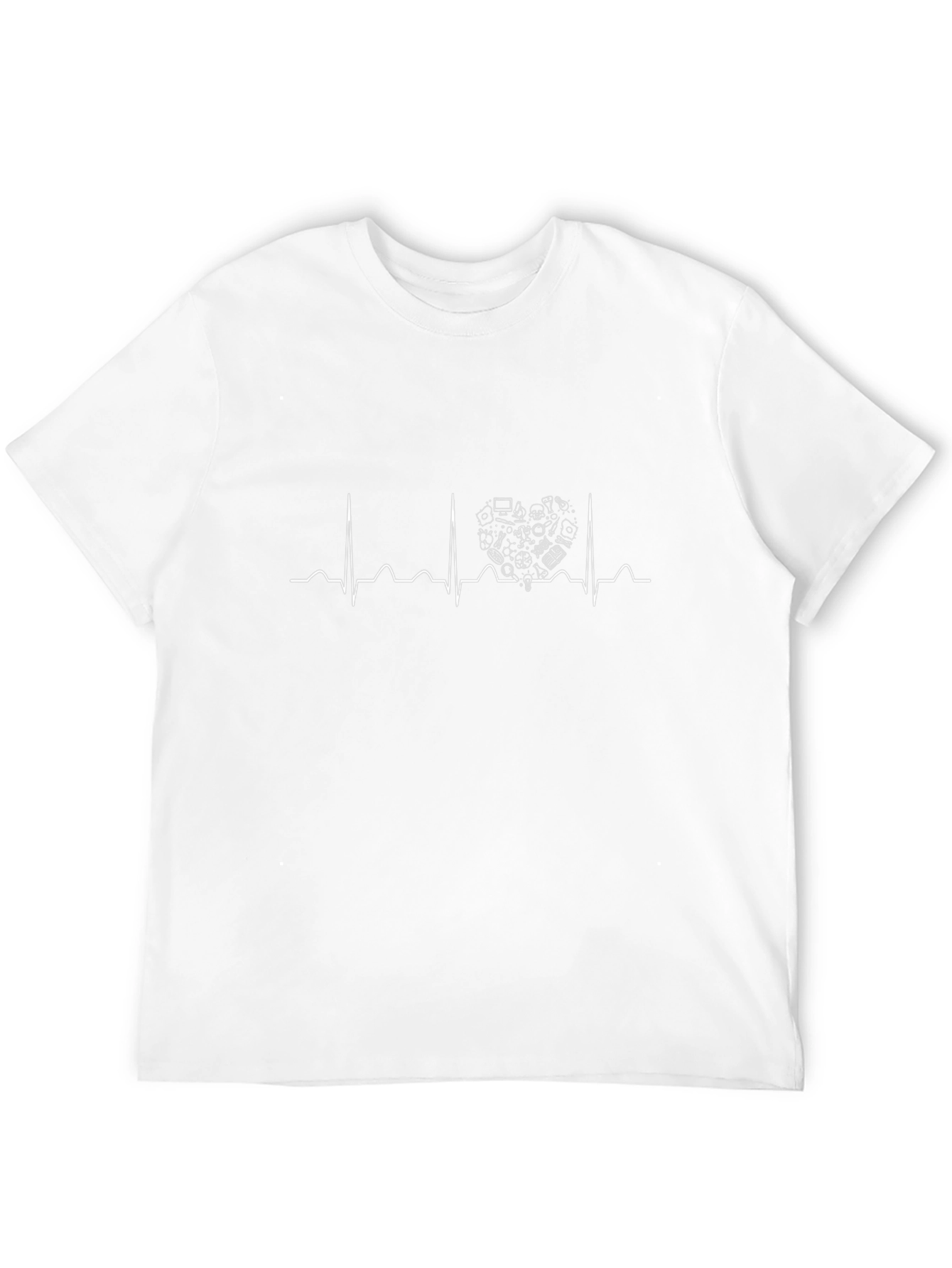 Heartbeat Science Tee - Black