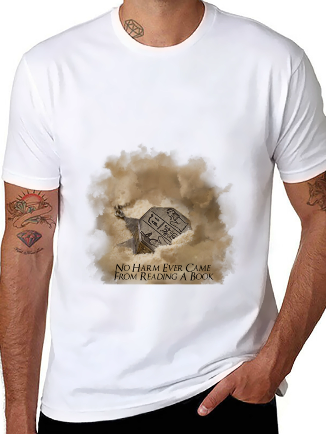 Ancient Wisdom Tee - No Harm Reading