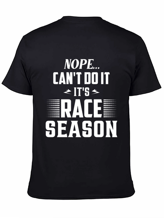 Nope Cant Do It Race Season Graphic Tee