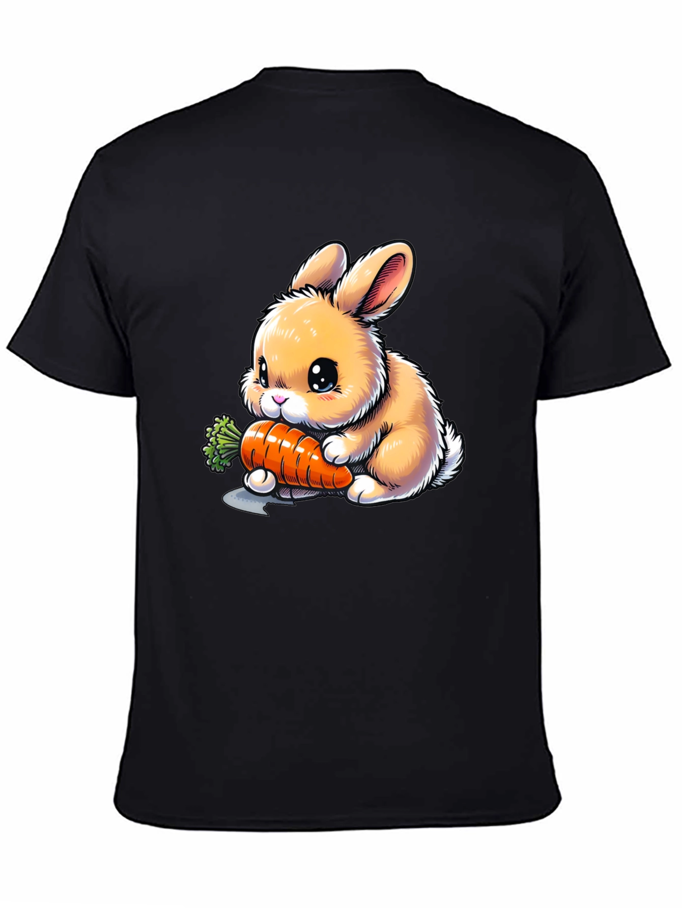 Cute Bunny Carrot Graphic Tee