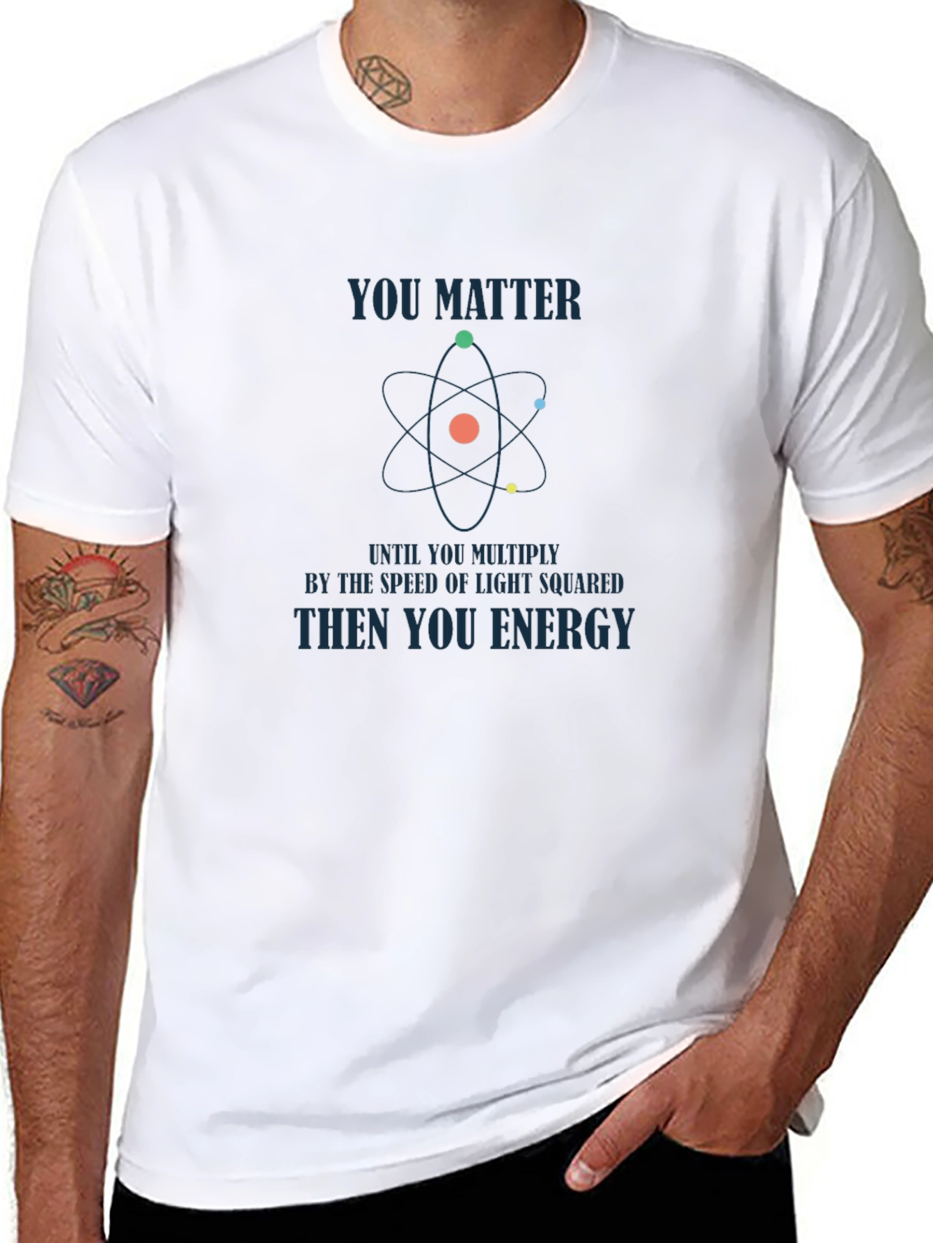 You Matter Science Graphic Black T-Shirt