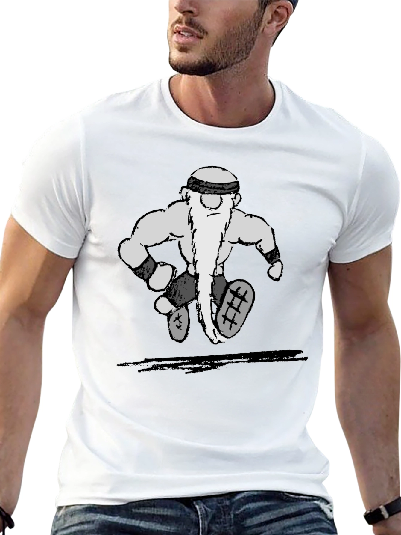 Dwarf Runner Graphic Tee - Mens Black T-Shirt