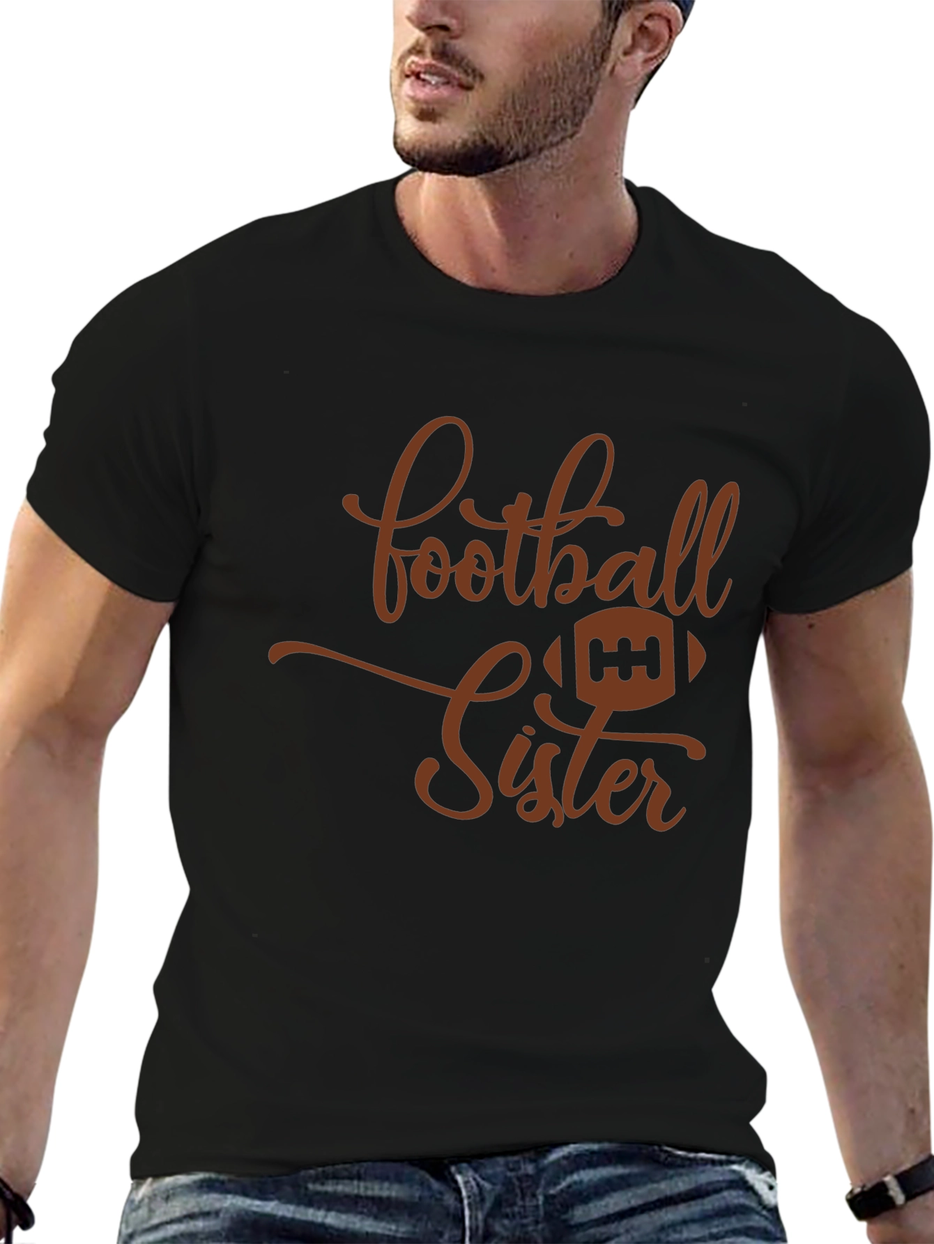 Football Sister Graphic Tee