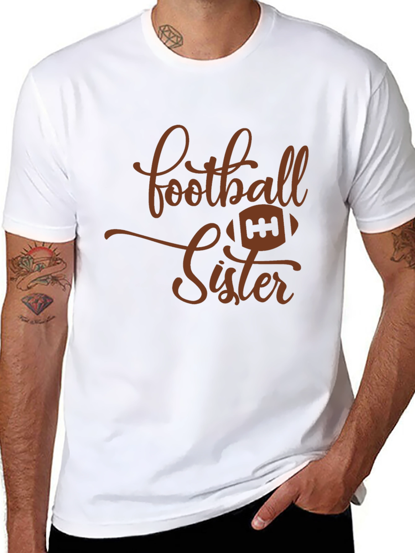 Football Sister Graphic Tee
