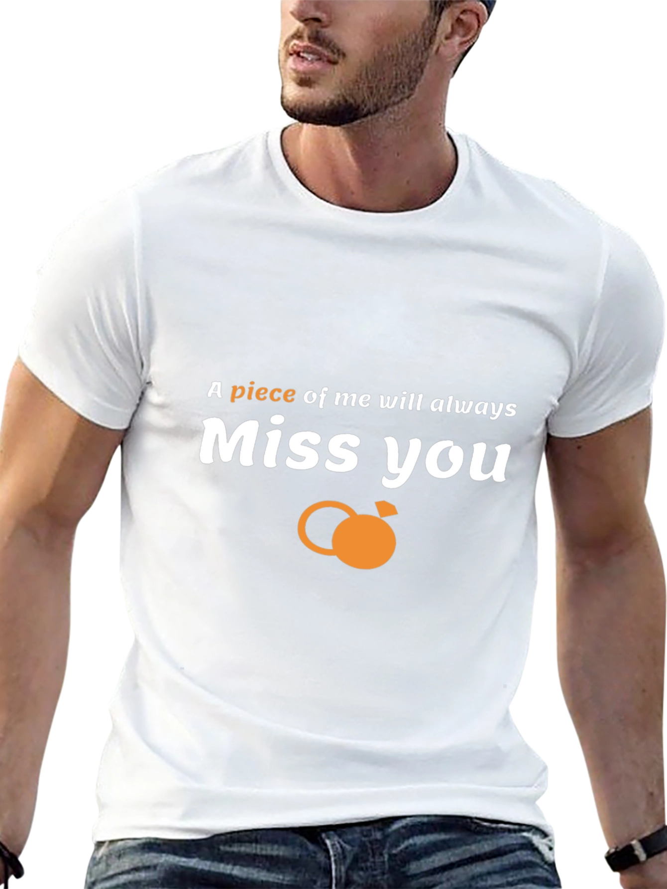 Miss You Graphic Print T-Shirt