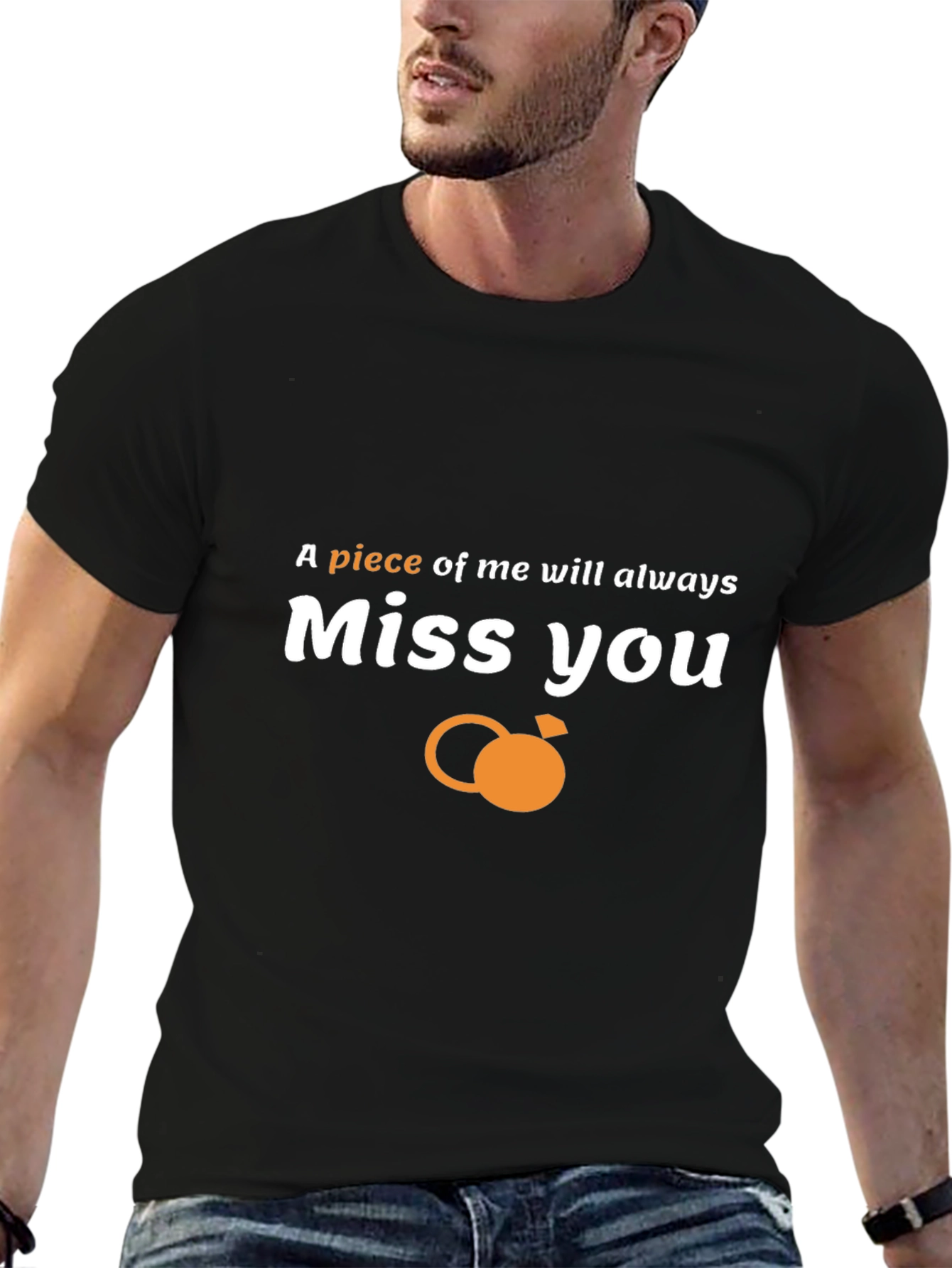 Miss You Graphic Print T-Shirt