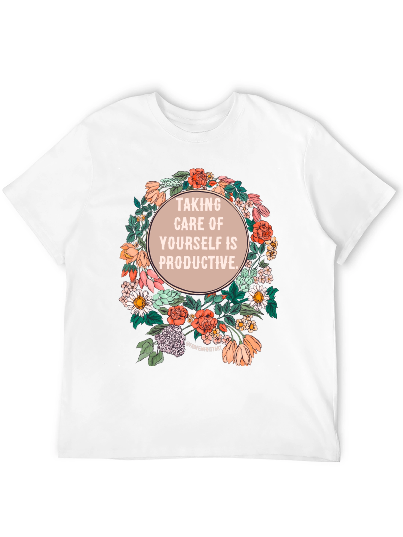 Self-Care is Productive Floral T-Shirt