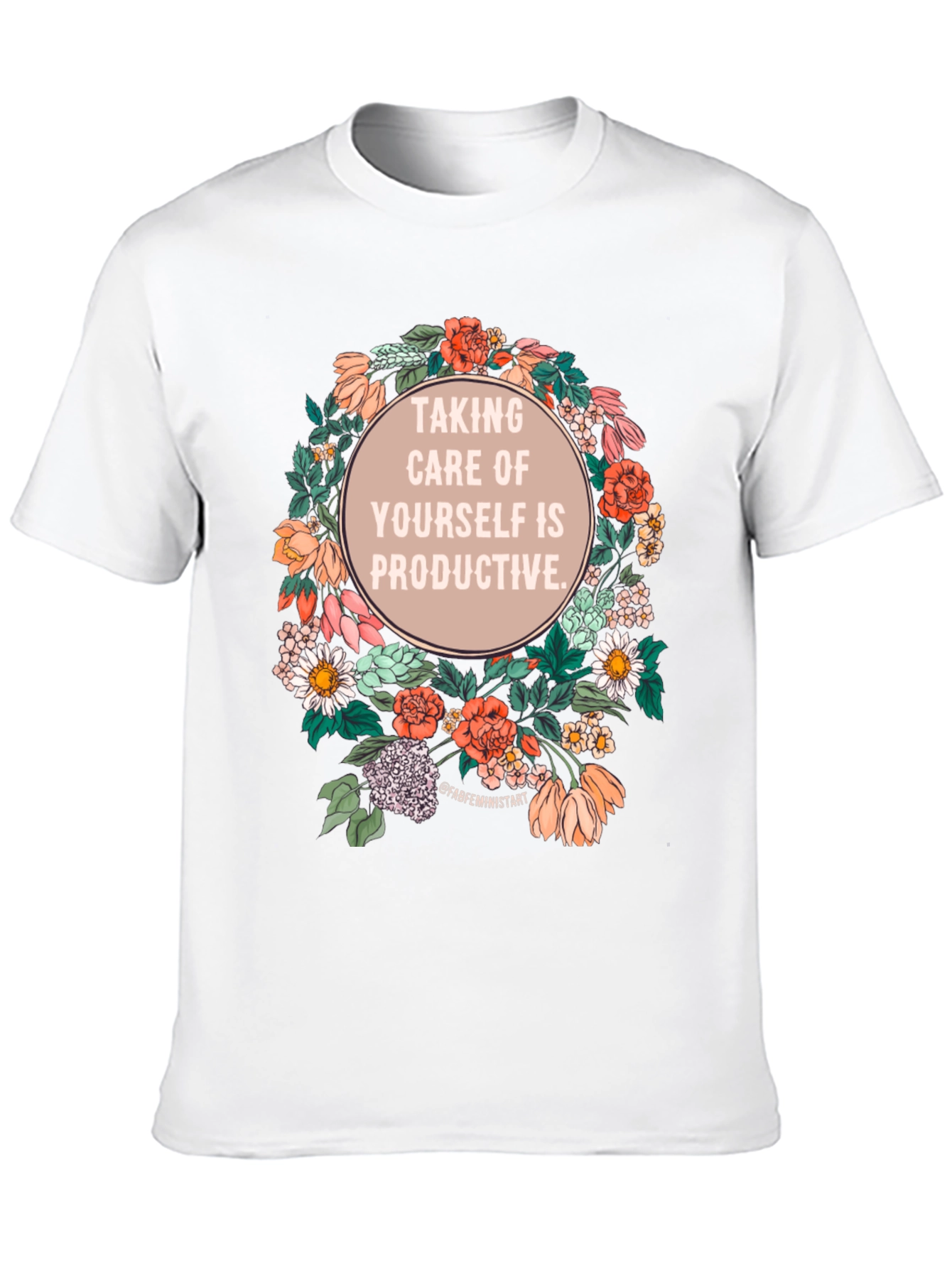 Self-Care is Productive Floral T-Shirt