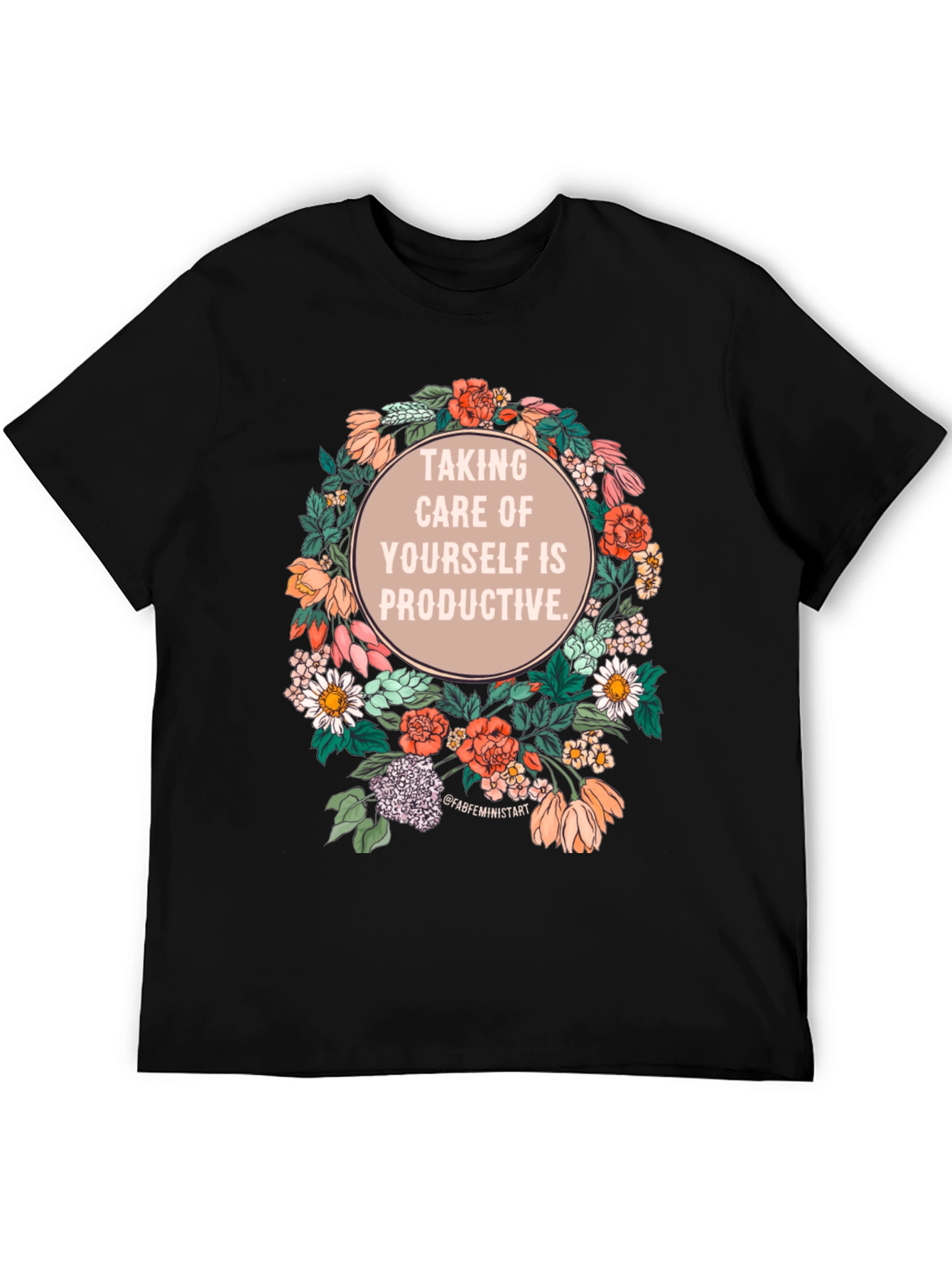 Self-Care is Productive Floral T-Shirt