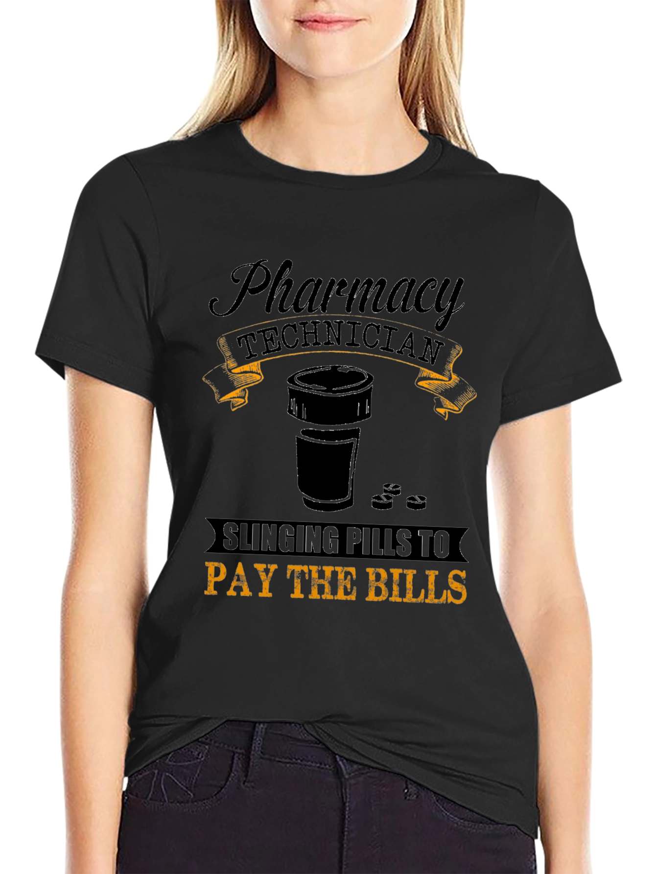 Pharmacy Technician Funny Graphic T-Shirt