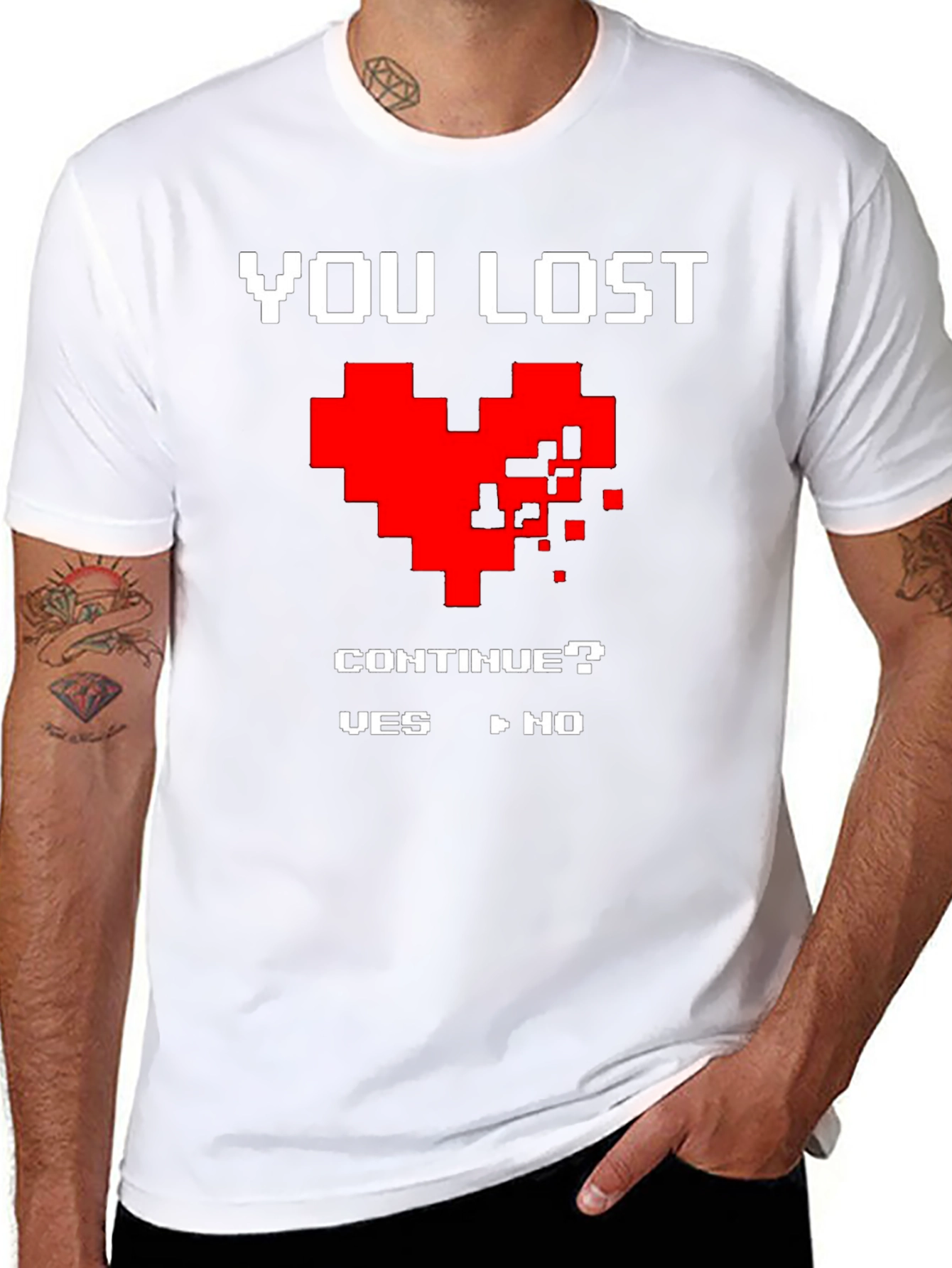 You Lost Heart Gamer T-Shirt