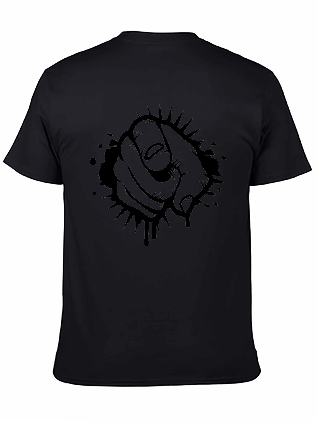 Pointing Finger Graphic Tee - Bold Black Design