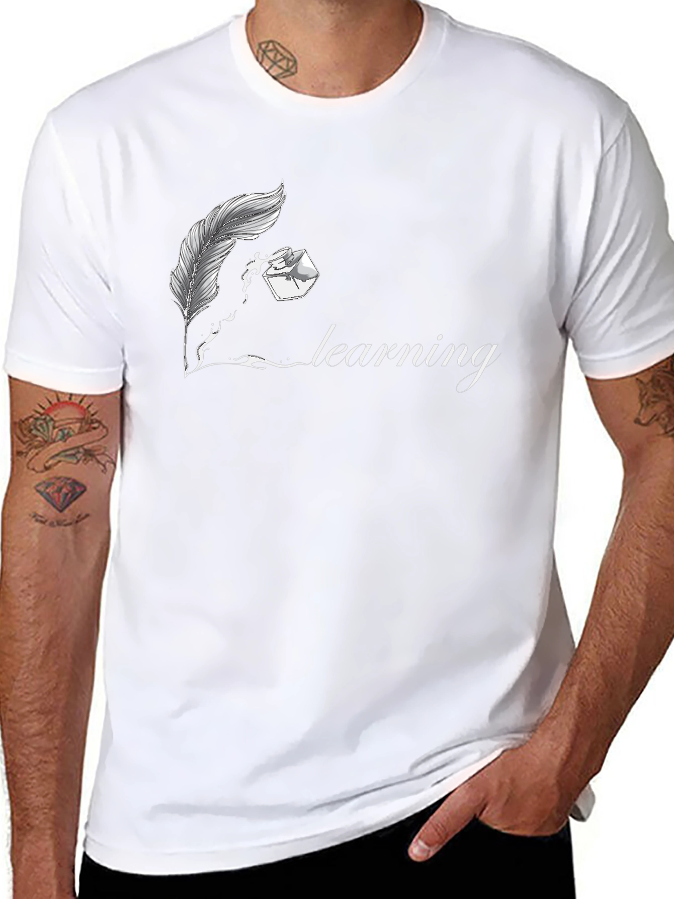Learning Graphic T-Shirt - Quill & Ink