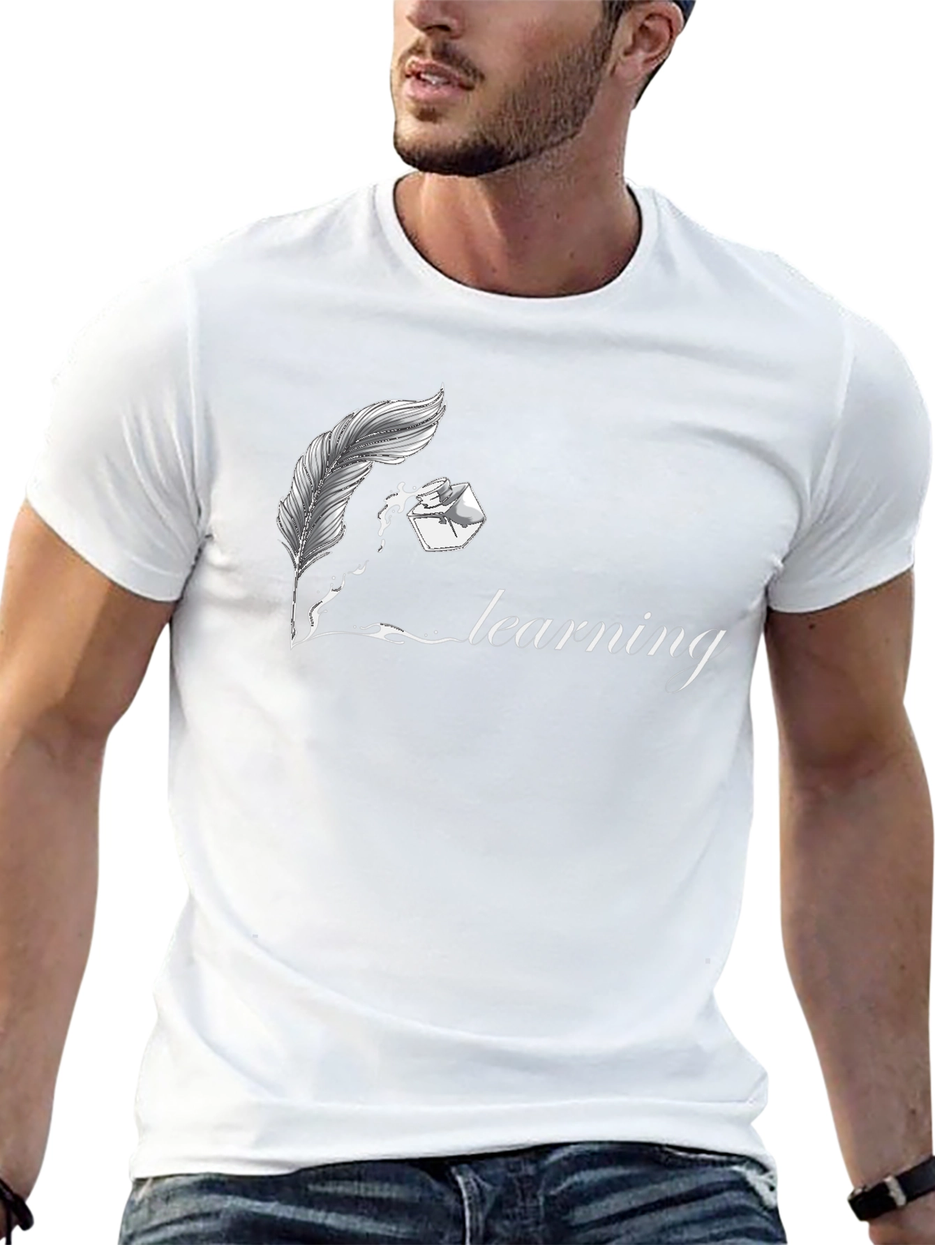 Learning Graphic T-Shirt - Quill & Ink