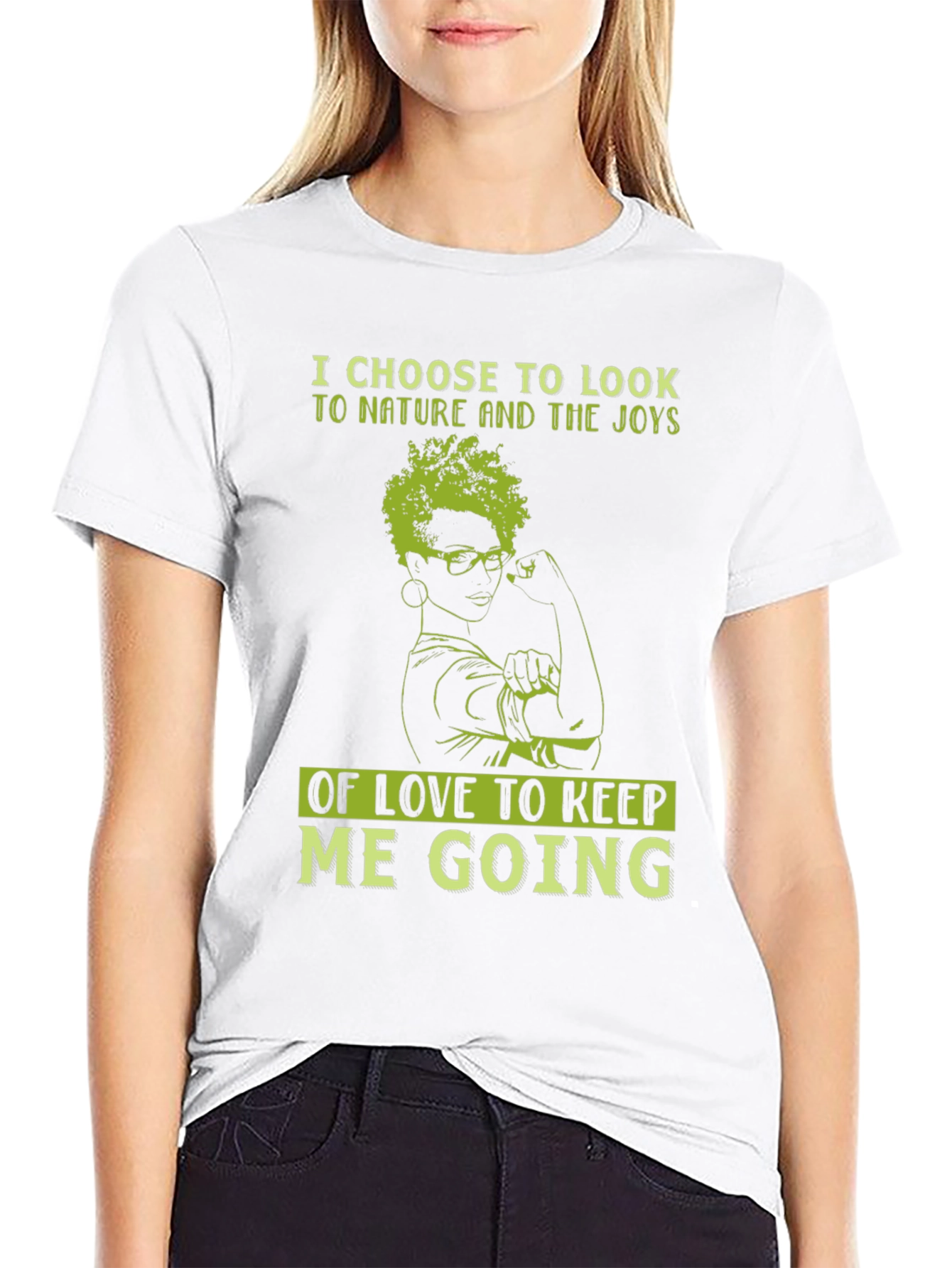 Nature & Love T-Shirt - Inspirational Graphic Tee